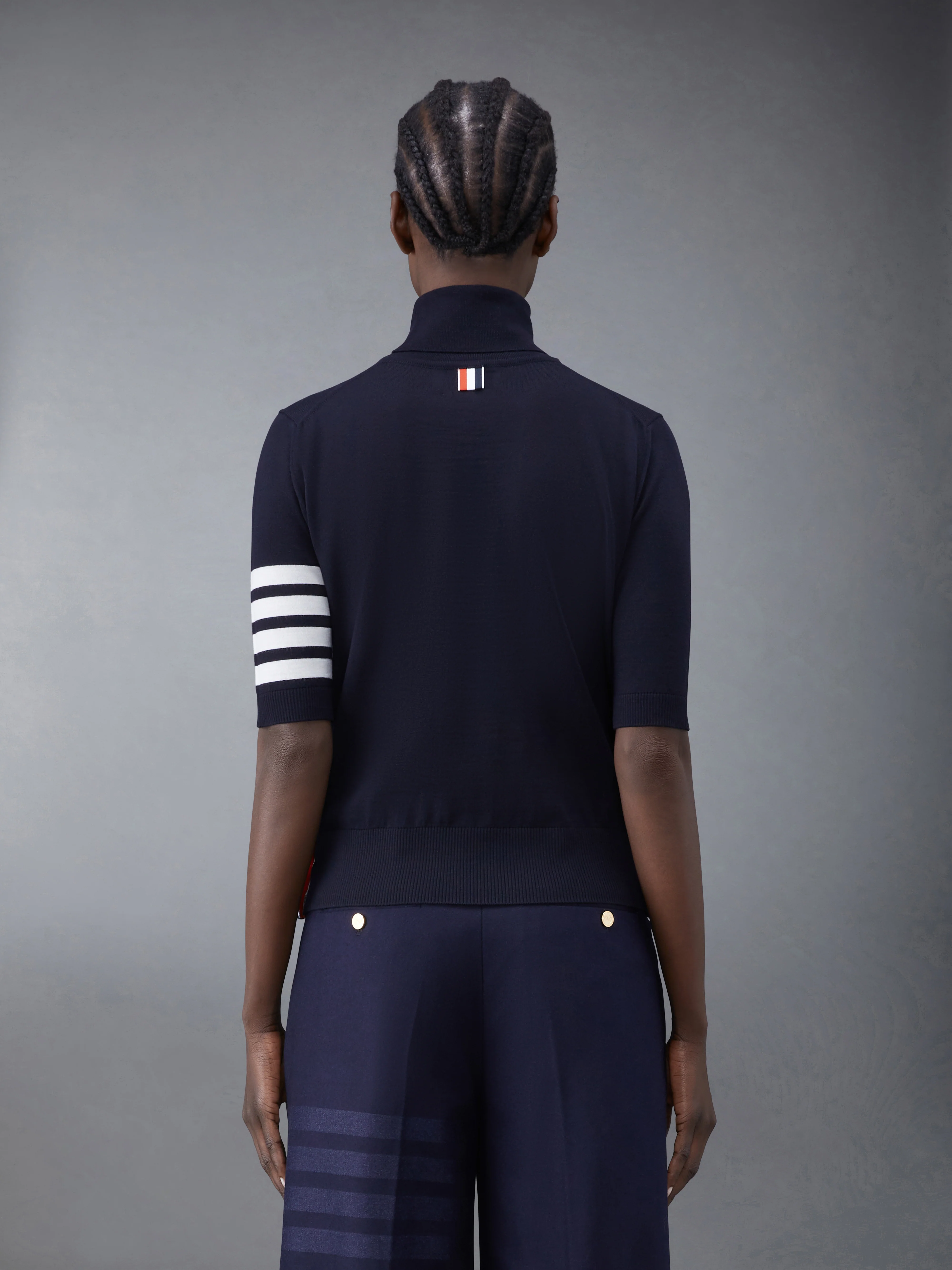 FINE MERINO WOOL 4-BAR TURTLENECK