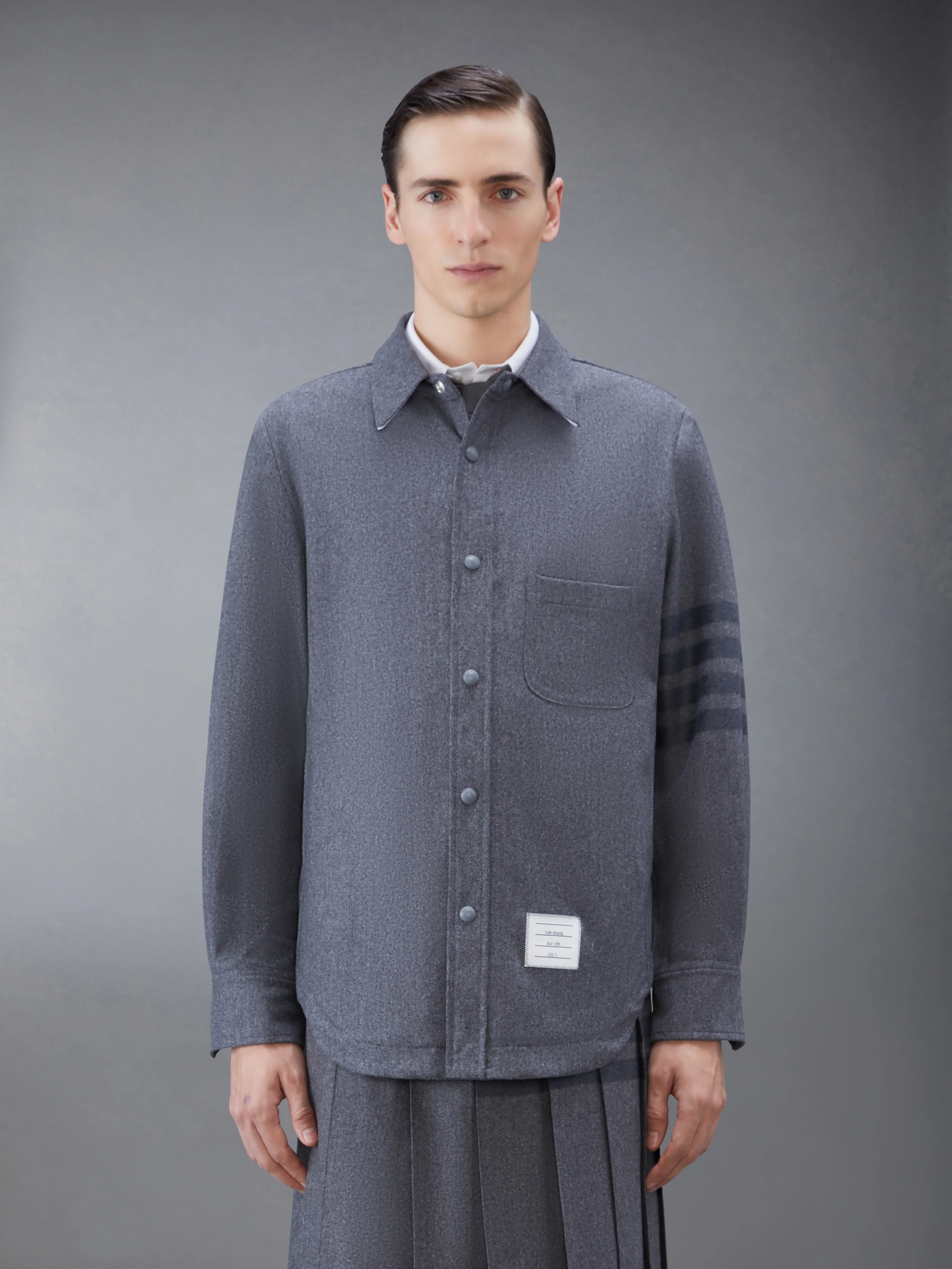 FLANNEL 4-BAR SHIRT JACKET