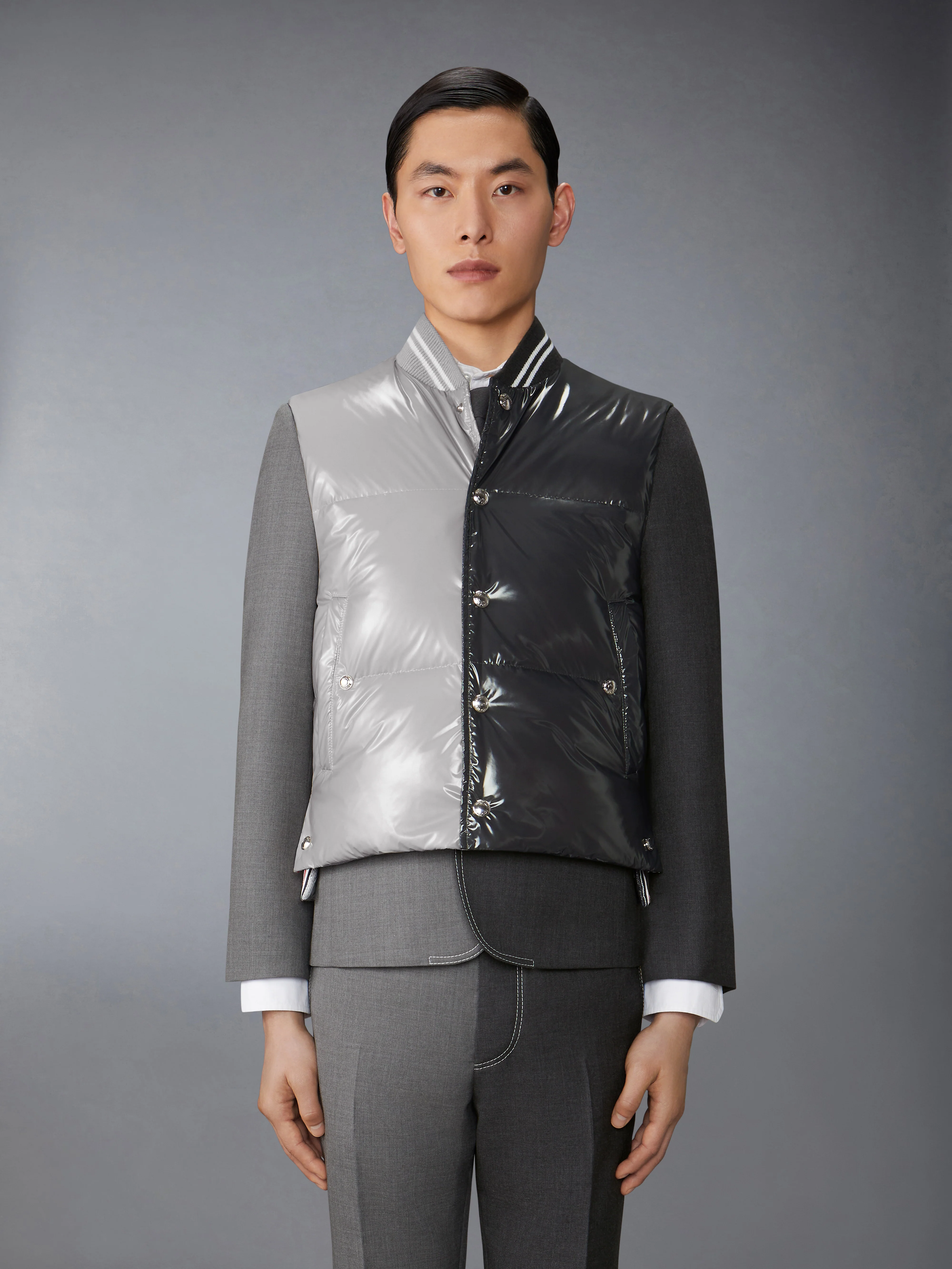 FUNMIX GLOSSY TECH DOWN FILL VEST