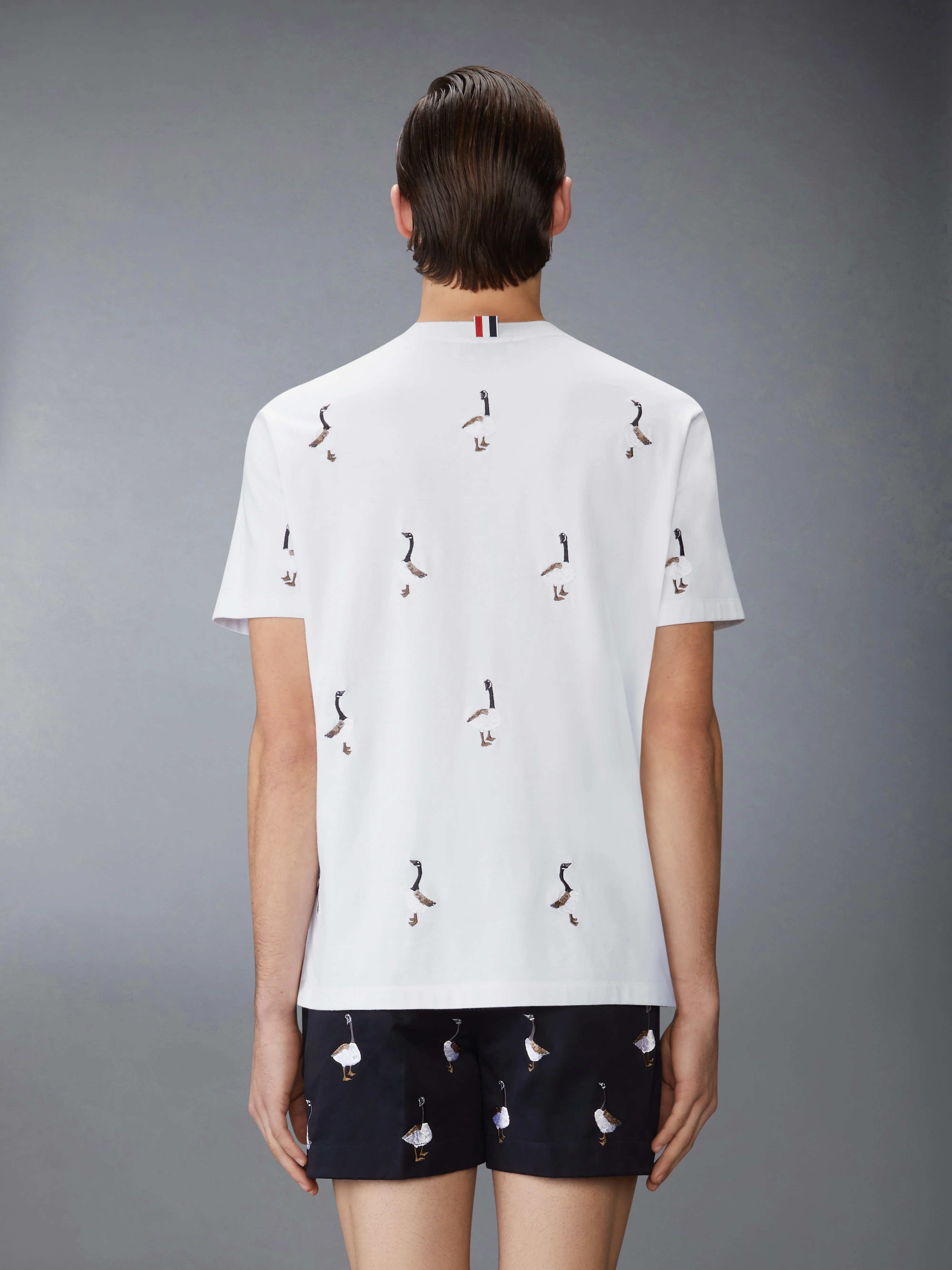GEESE PRINT JERSEY TEE