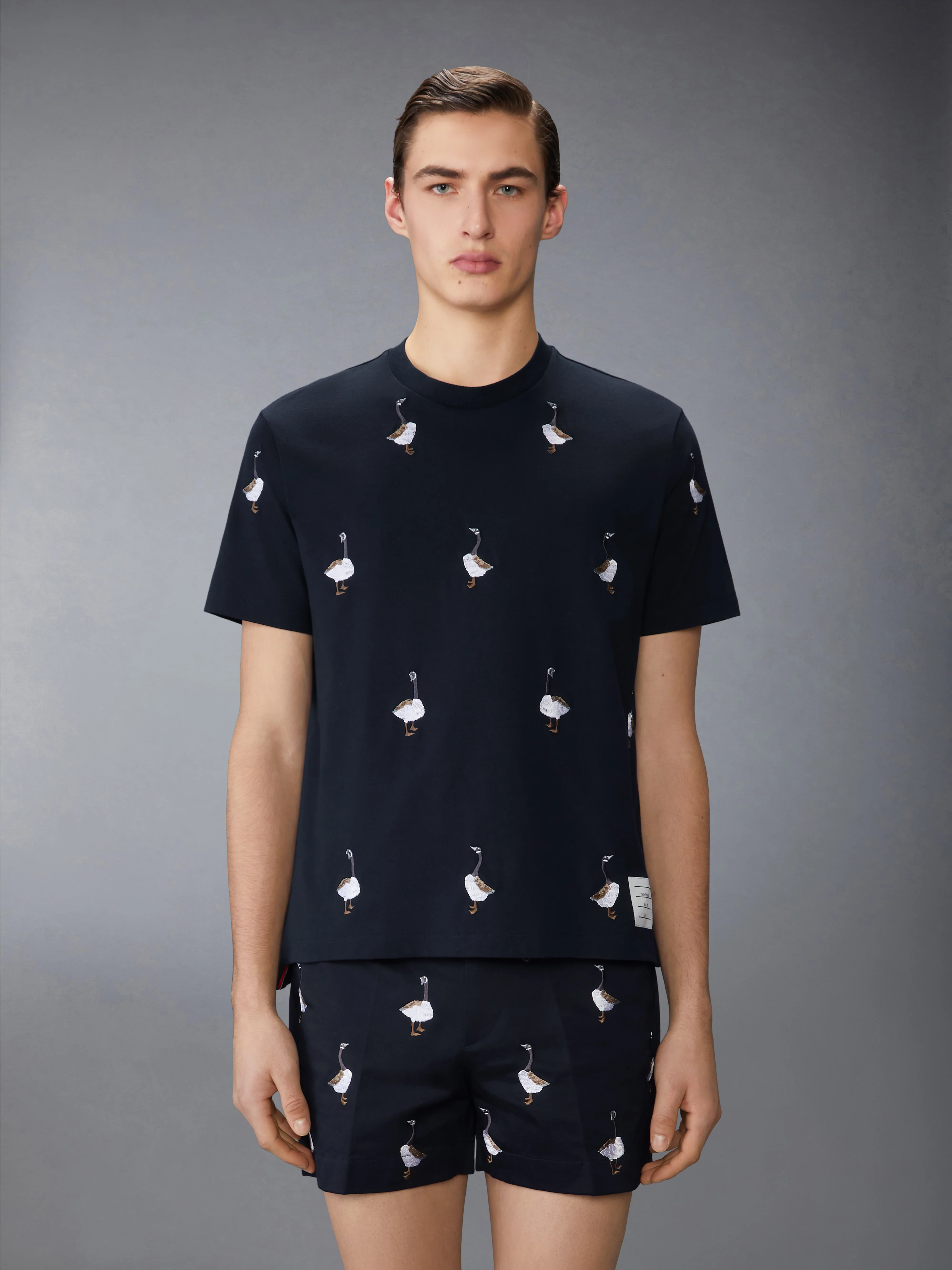 GEESE PRINT JERSEY TEE