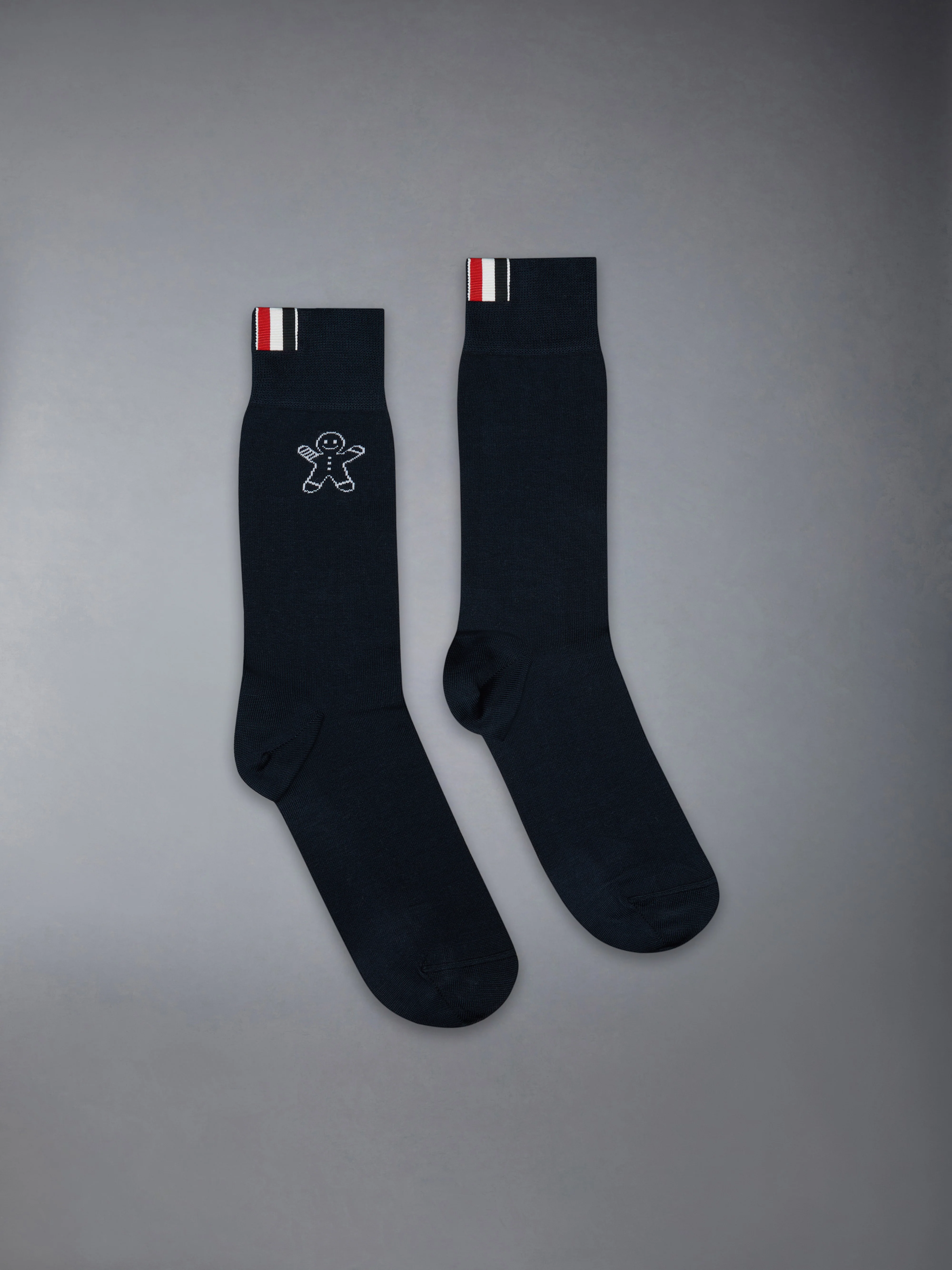 GINGERBREAD MR. & MRS. THOM COTTON MID CUFF SOCKS