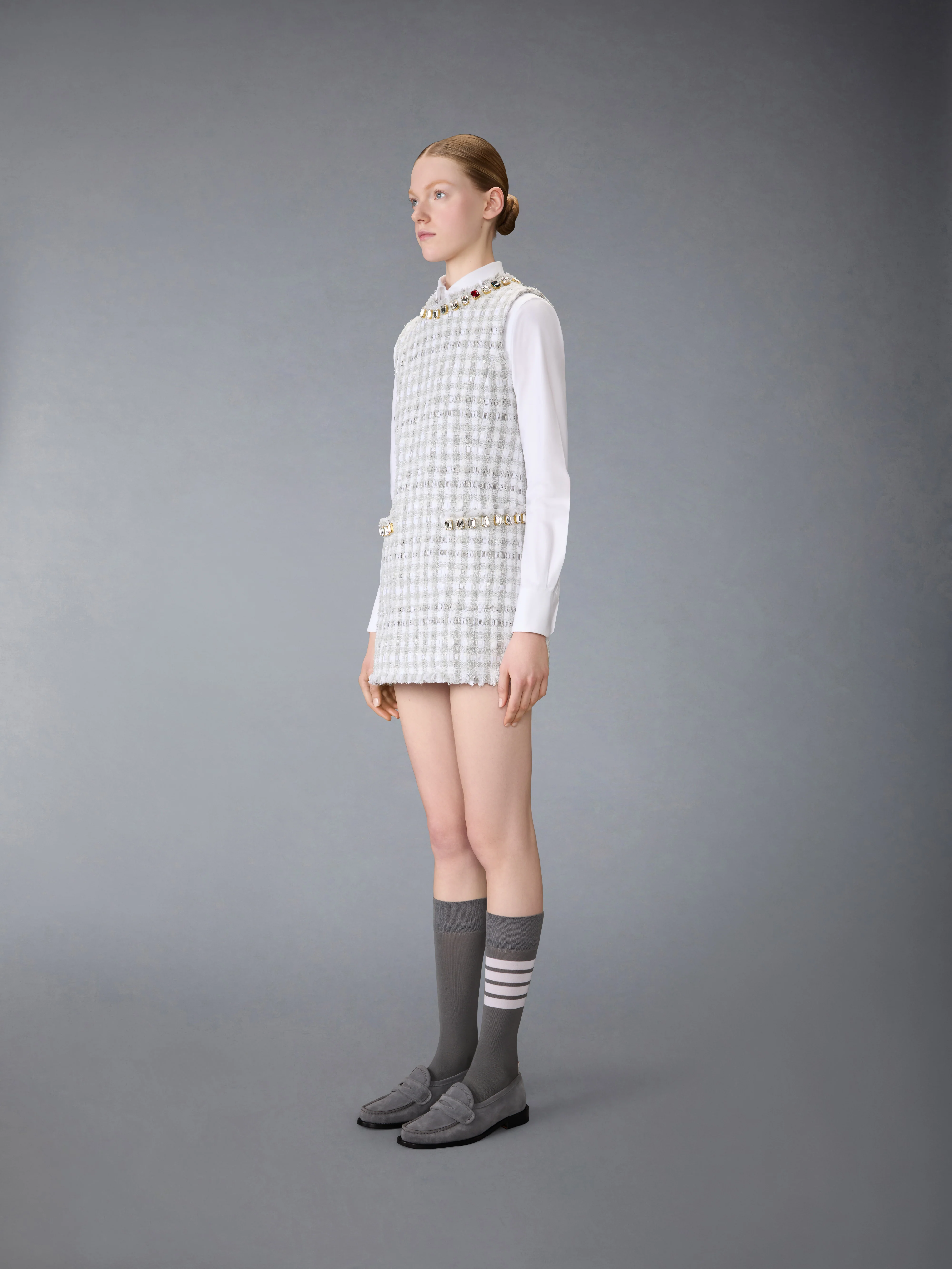 7608-gingham-satin-ribbon-tweed-mini-pencil-dress-with-swarovski-crystal-2.webp GINGHAM SATIN RIBBON TWEED MINI PENCIL DRESS WITH SWAROVSKI CRYSTAL