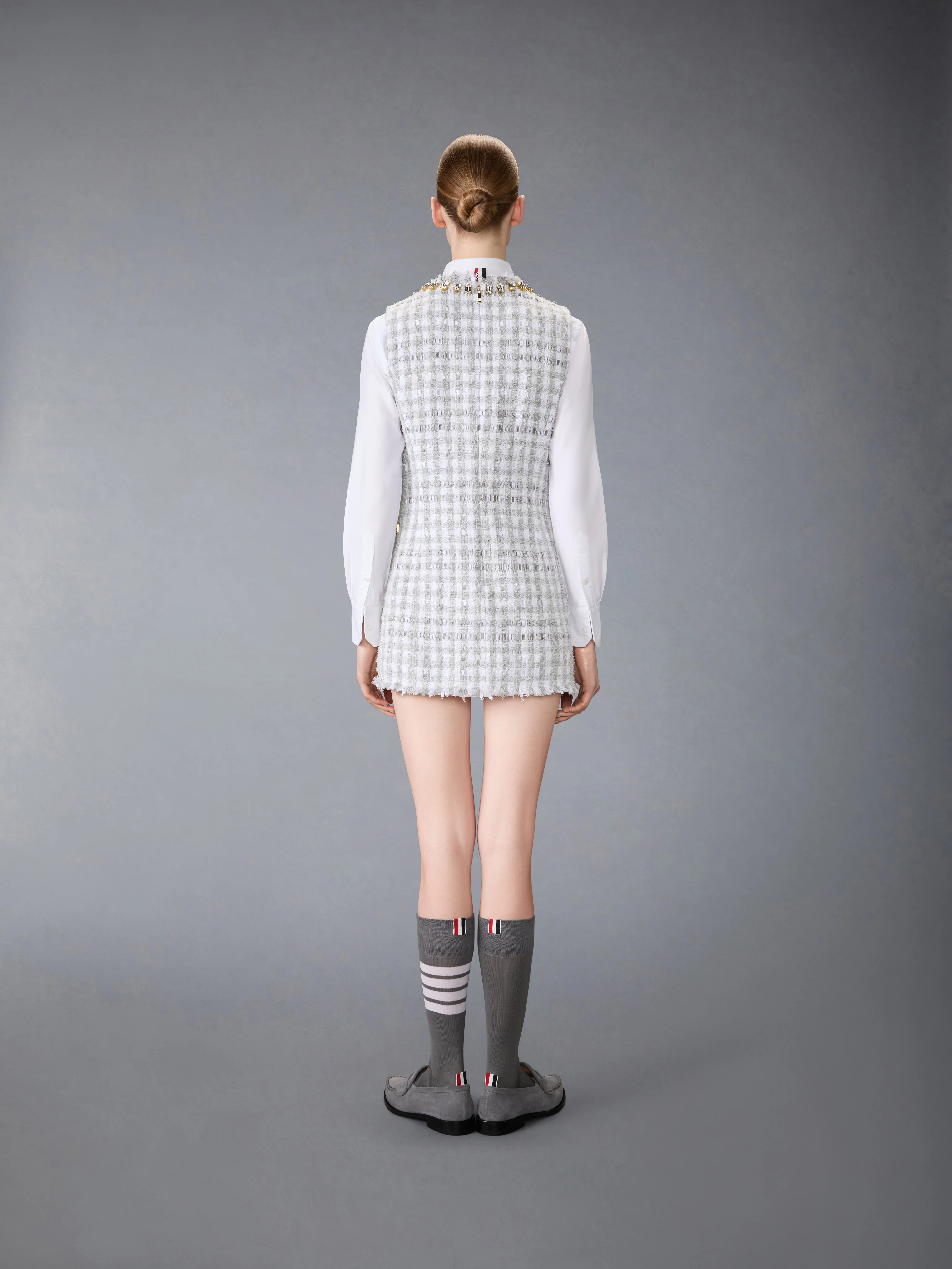 7608-gingham-satin-ribbon-tweed-mini-pencil-dress-with-swarovski-crystal-5.webp GINGHAM SATIN RIBBON TWEED MINI PENCIL DRESS WITH SWAROVSKI CRYSTAL
