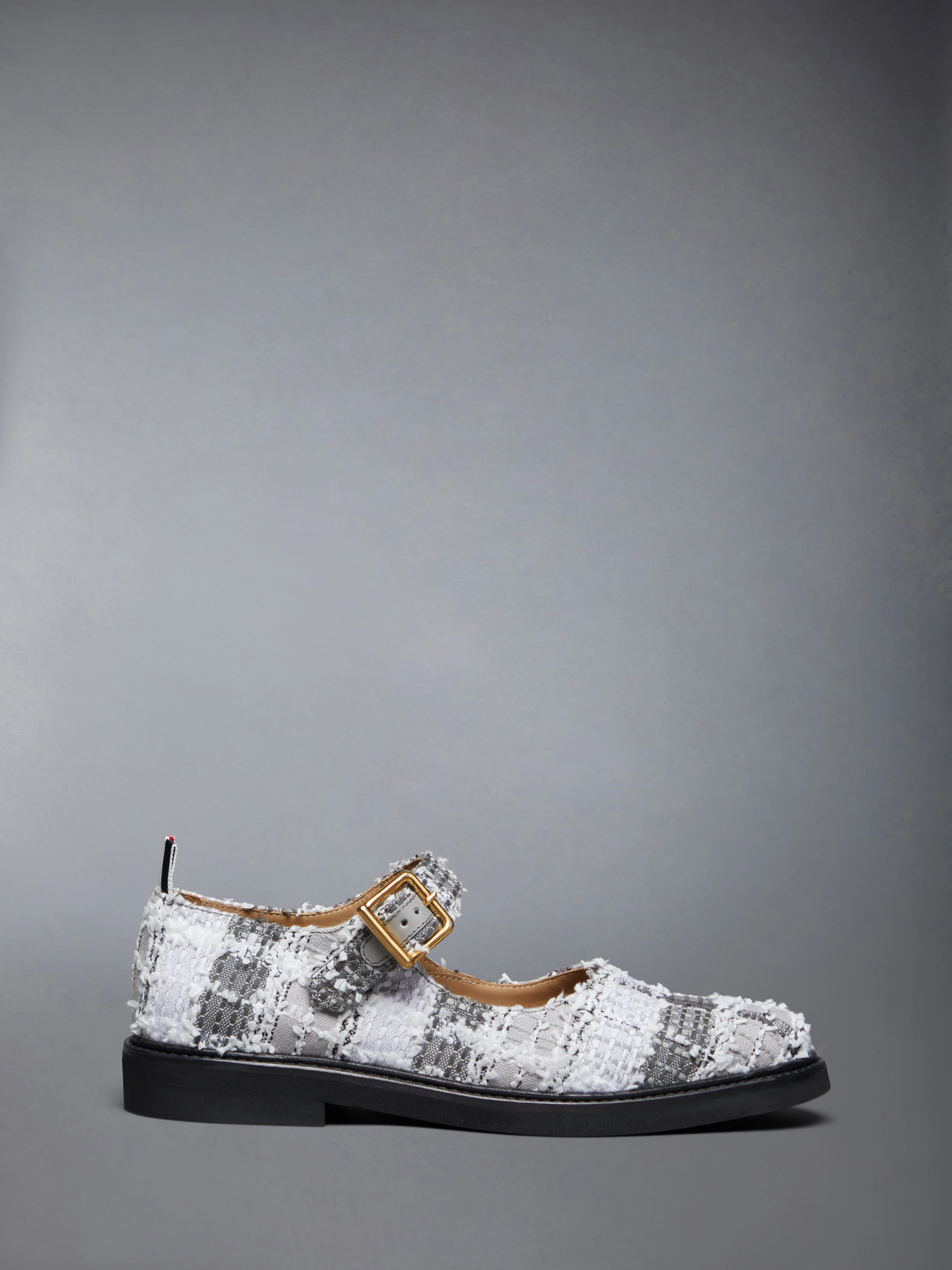 HUNTING TARTAN EYELASH TWEED MICRO SOLE THOM JOHN