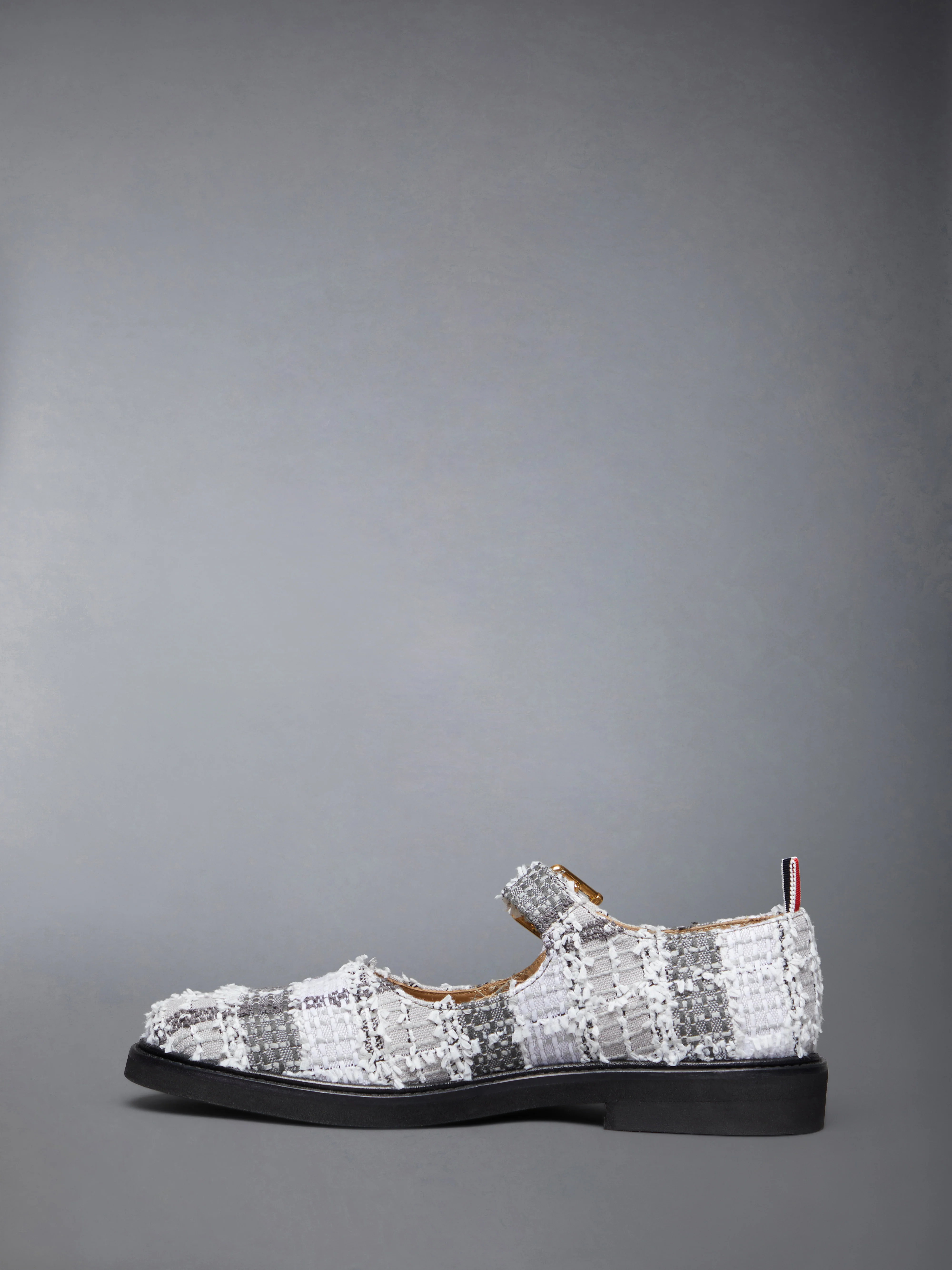 HUNTING TARTAN EYELASH TWEED MICRO SOLE THOM JOHN