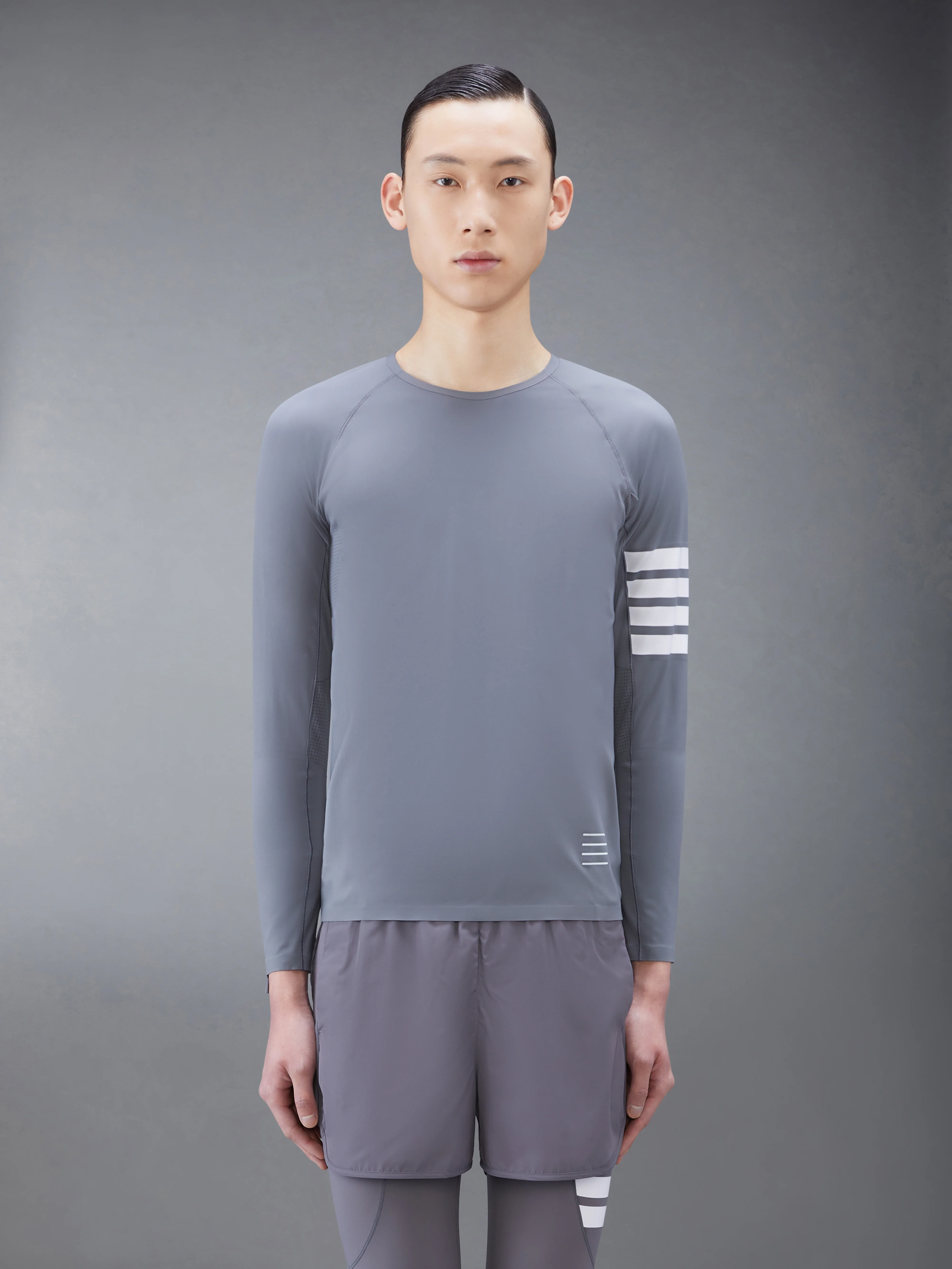 INTERLOCK 4-BAR COMPRESSION LONG SLEEVE TEE