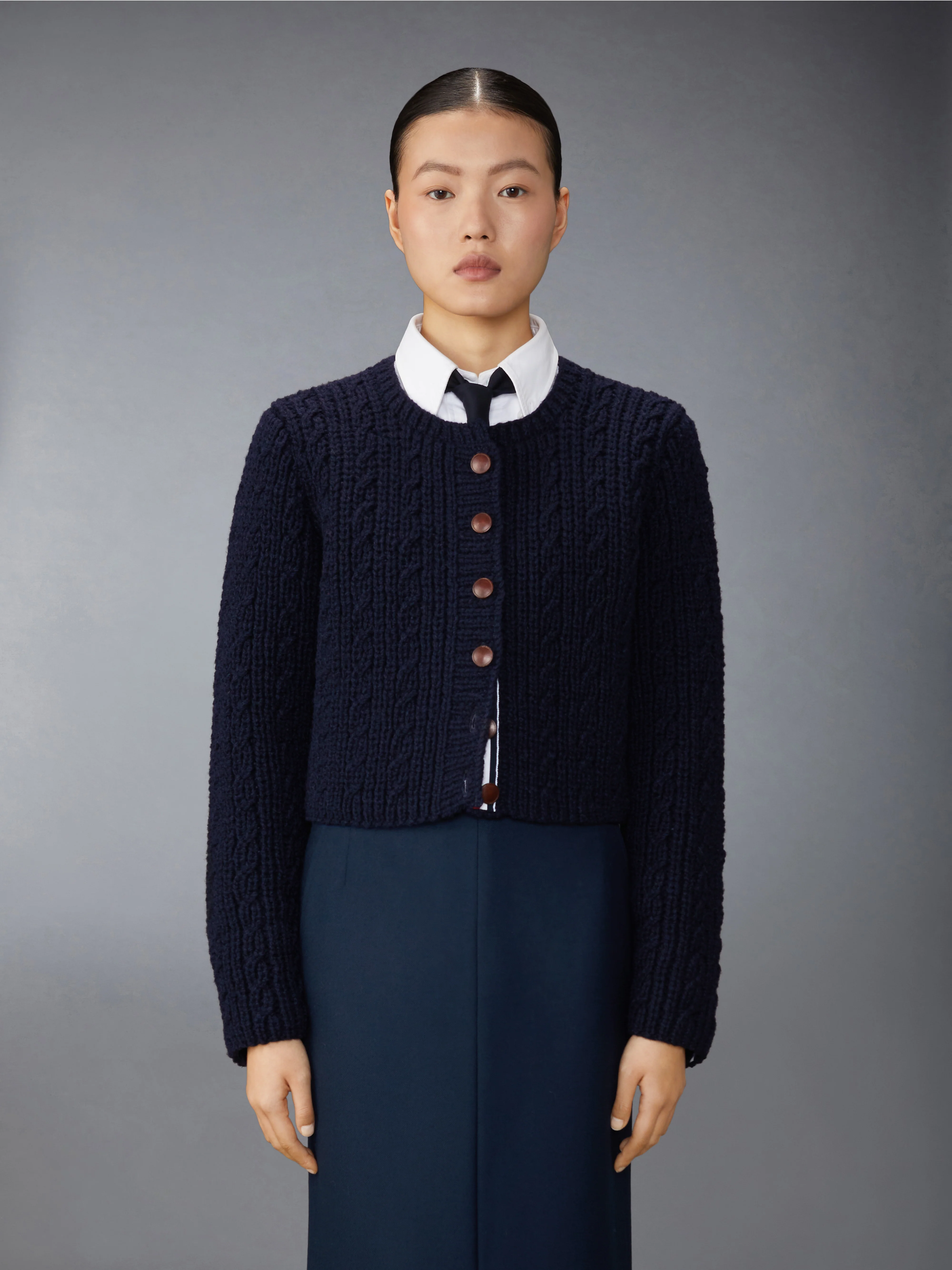 7816-irish-wool-handknit-cable-stitch-short-cardigan-1.webp IRISH WOOL HANDKNIT CABLE STITCH SHORT CARDIGAN