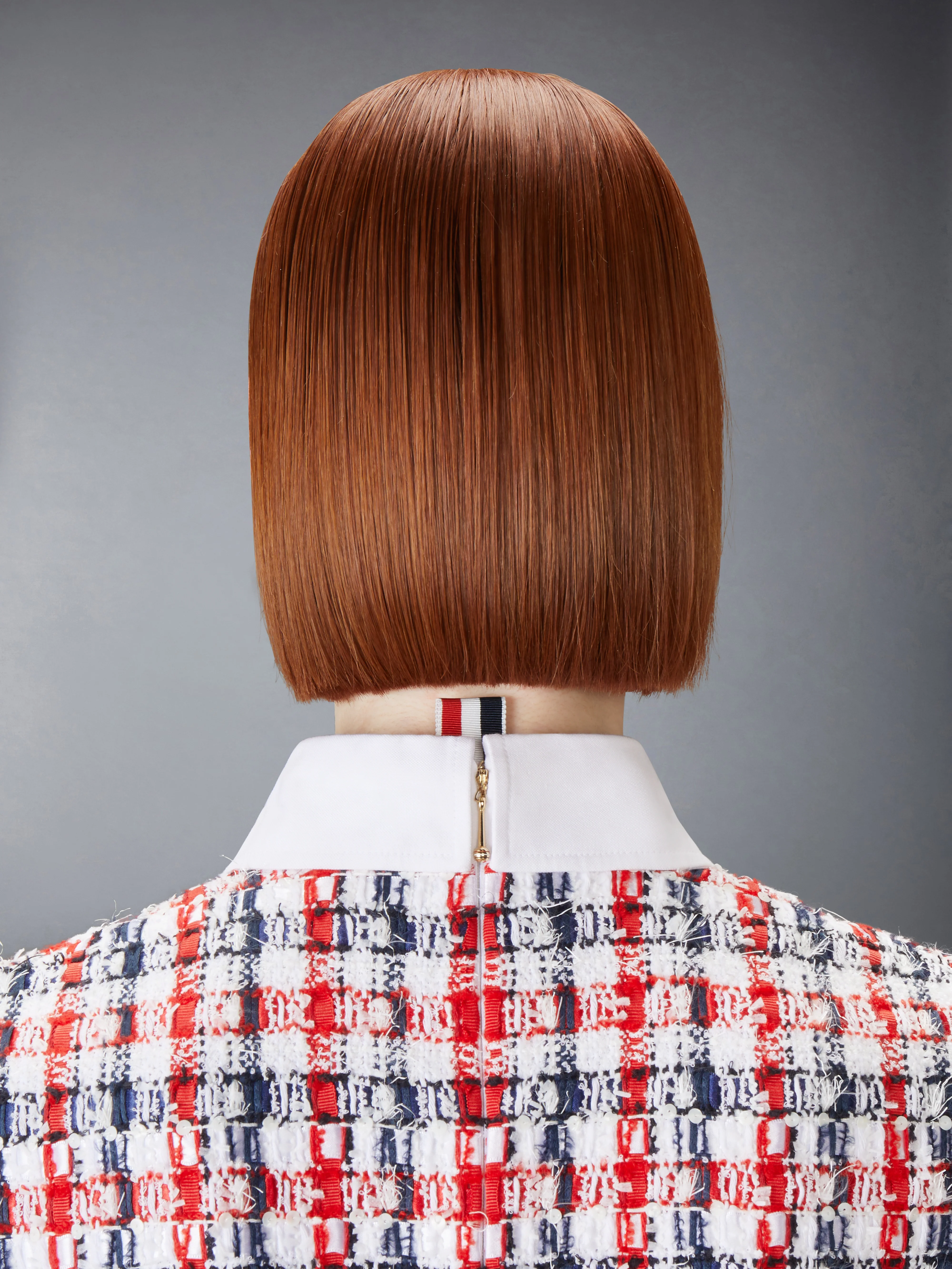 807-gingham-satin-ribbon-tweed-shift-dress-6.webp GINGHAM SATIN RIBBON TWEED SHIFT DRESS