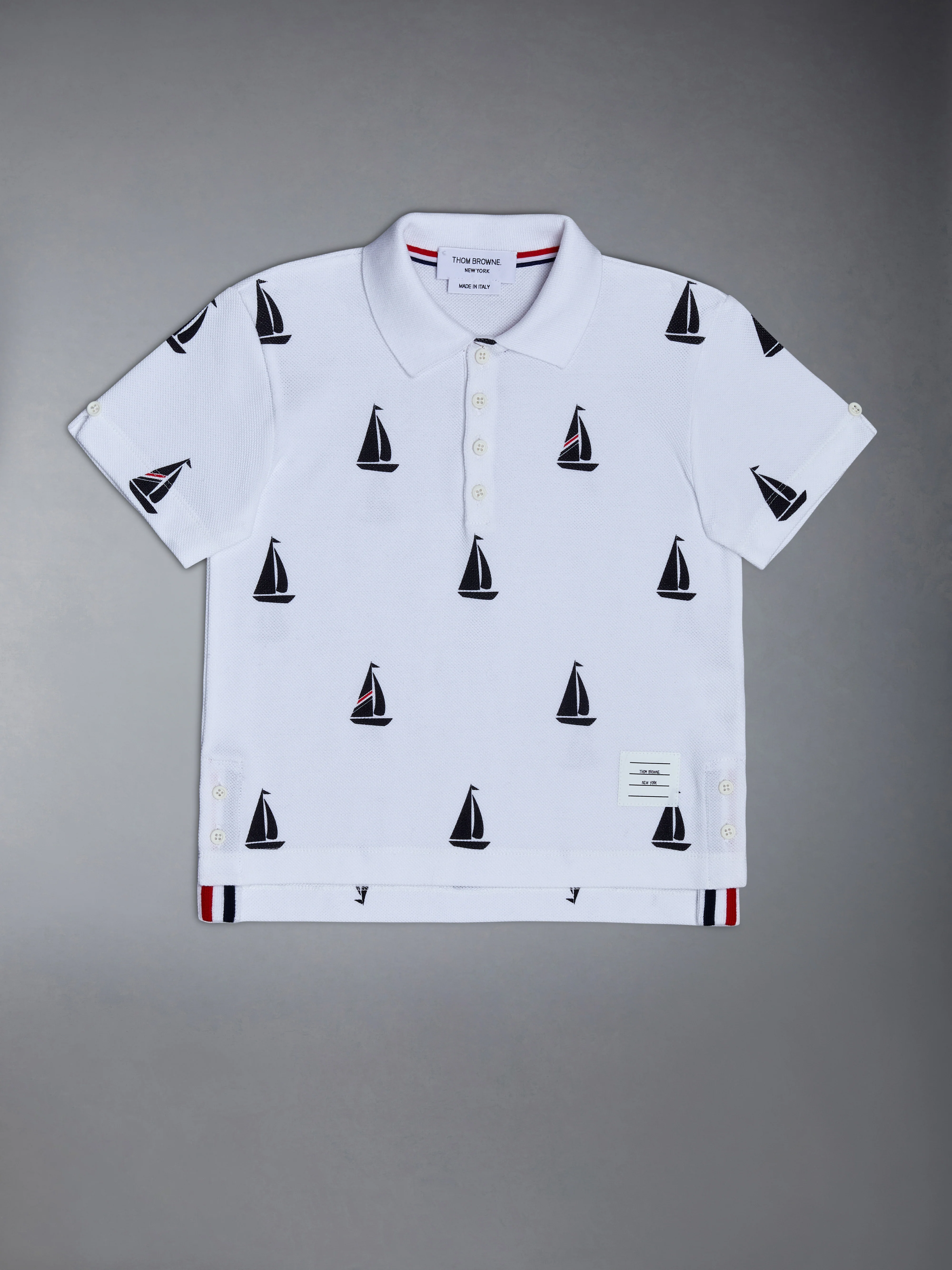 Kid's Half Drop Pique Polo
