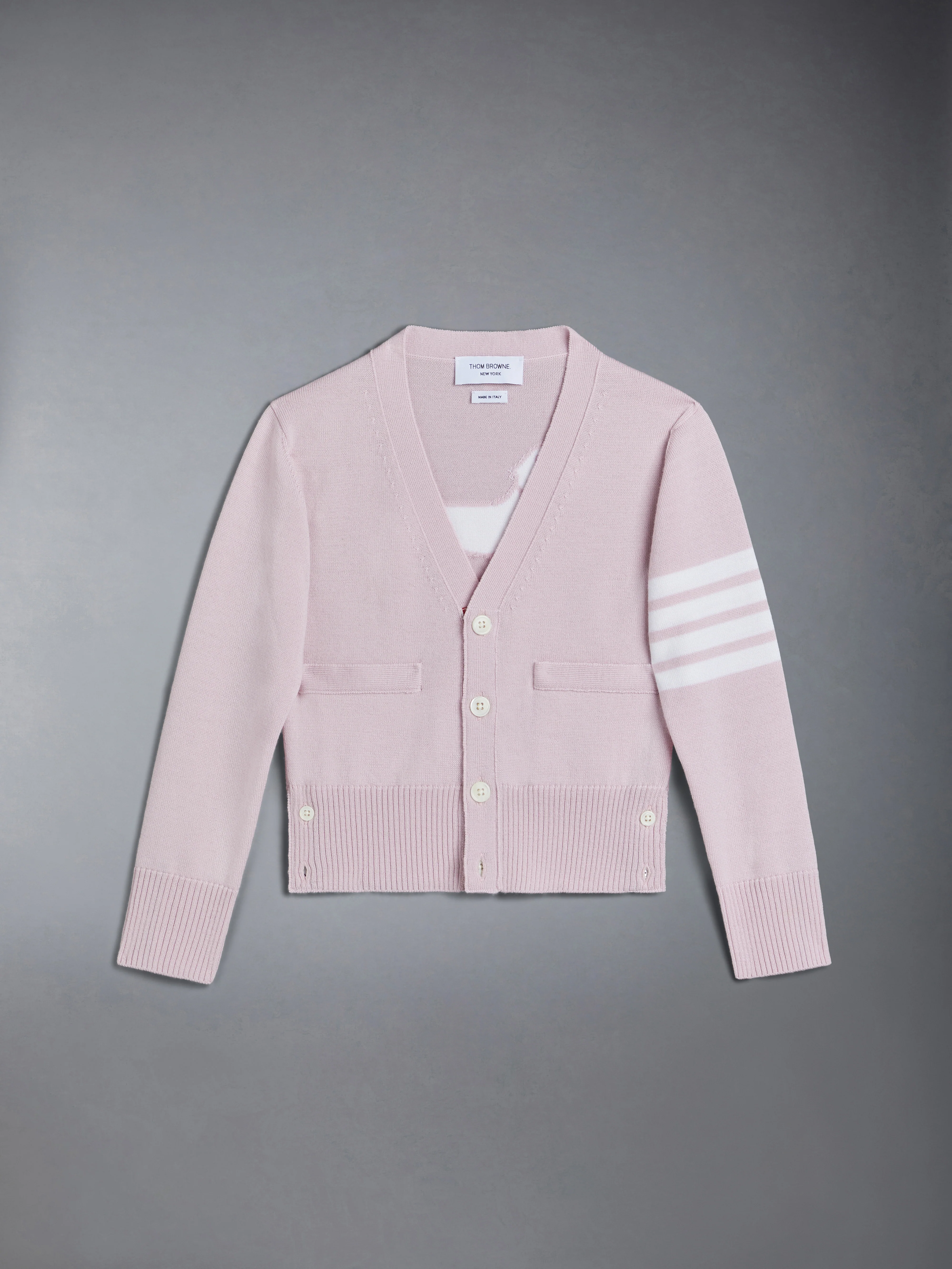 KID'S WOOL CASHMERE 4-BAR HECTOR CLASSIC CARDIGAN