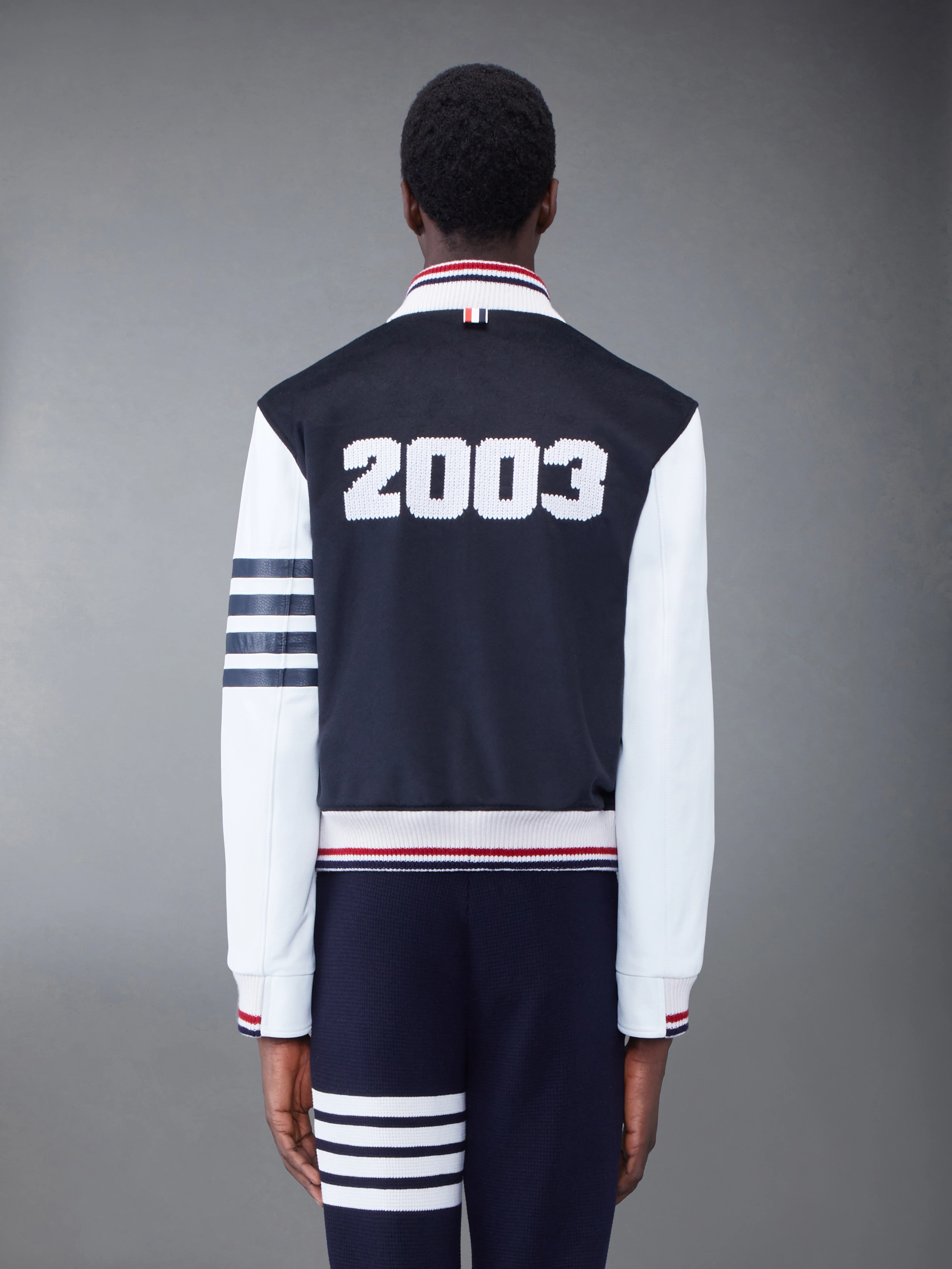 KNIT RIB 2003 4-BAR BLOUSON JACKET