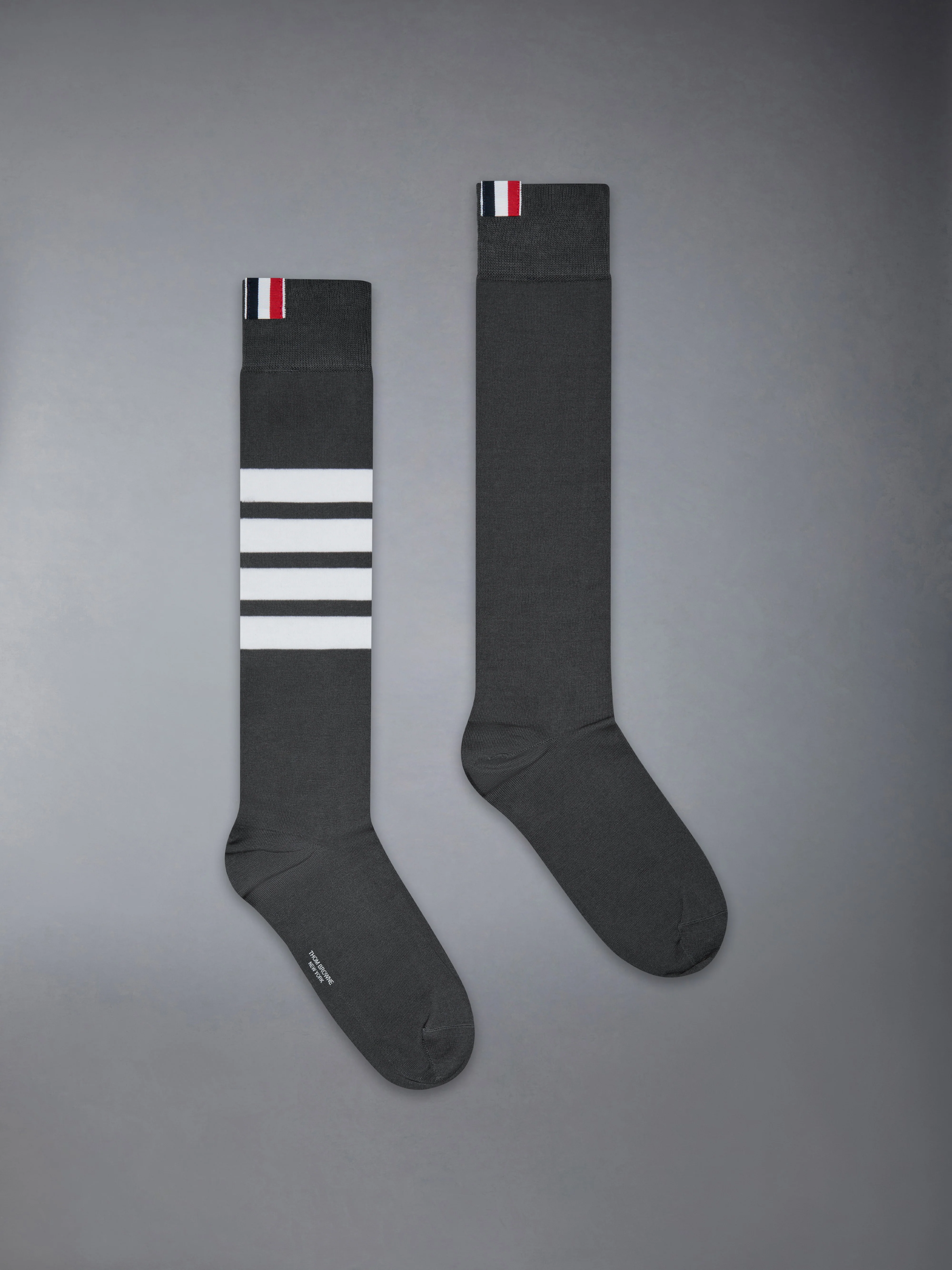 LIGHTWEIGHT COTTON 4-BAR OVER THE CALF SOCK