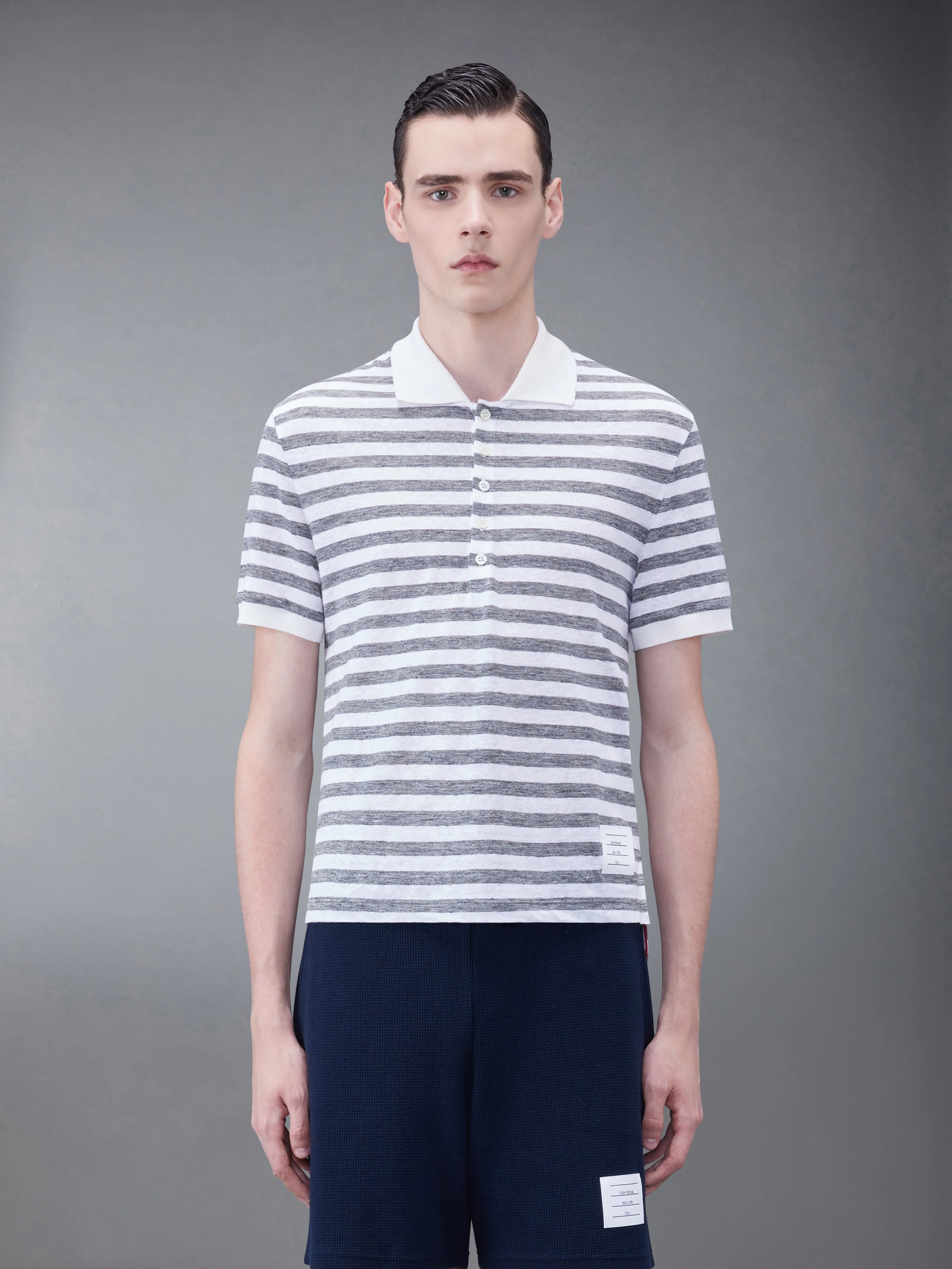 8410-linen-jersey-short-sleeve-striped-polo-1.webp LINEN JERSEY SHORT SLEEVE STRIPED POLO