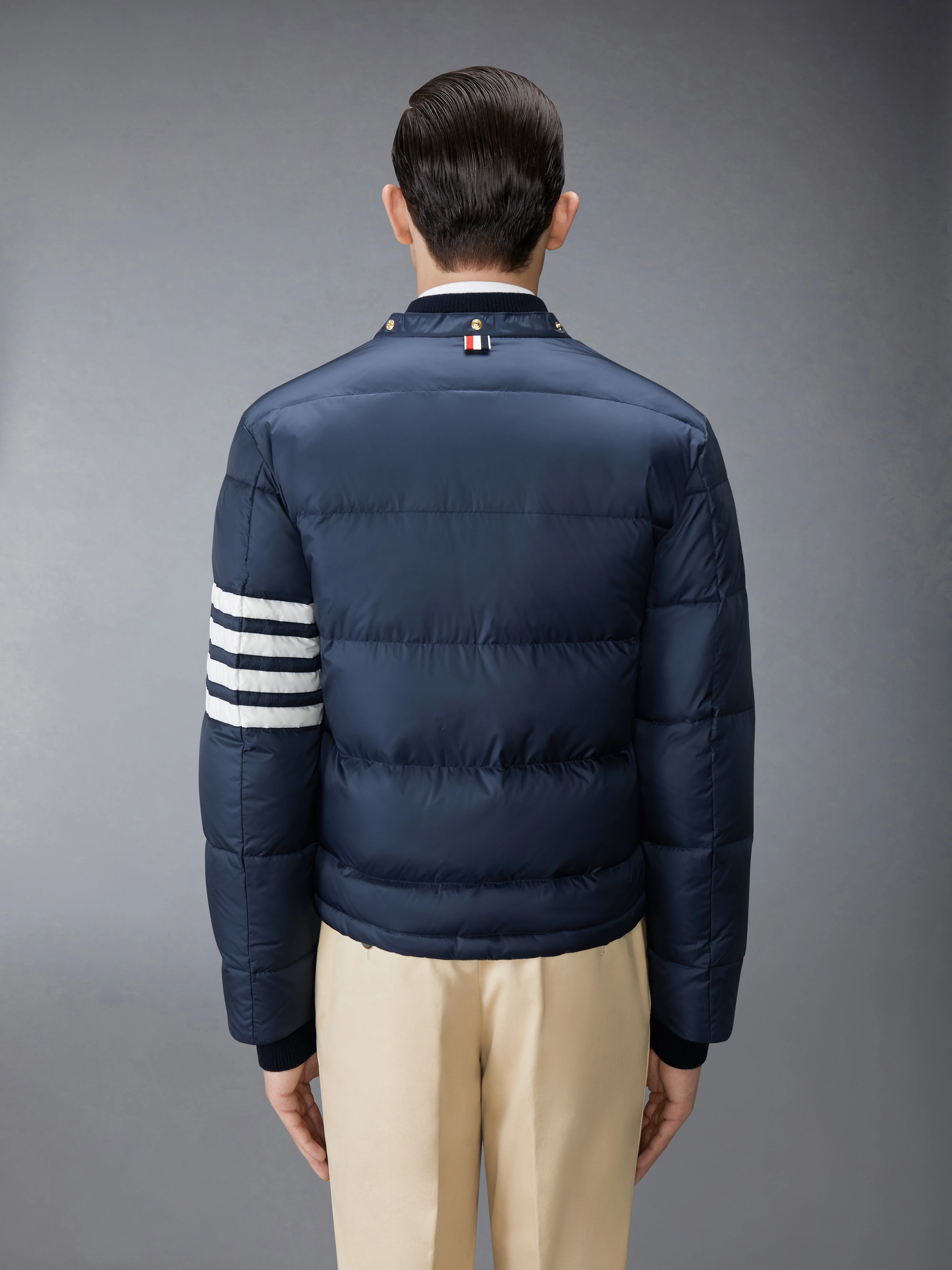 8536-matte-finish-nylon-down-fill-4-bar-hood-bomber-4.webp MATTE FINISH NYLON DOWN FILL 4-BAR HOOD BOMBER