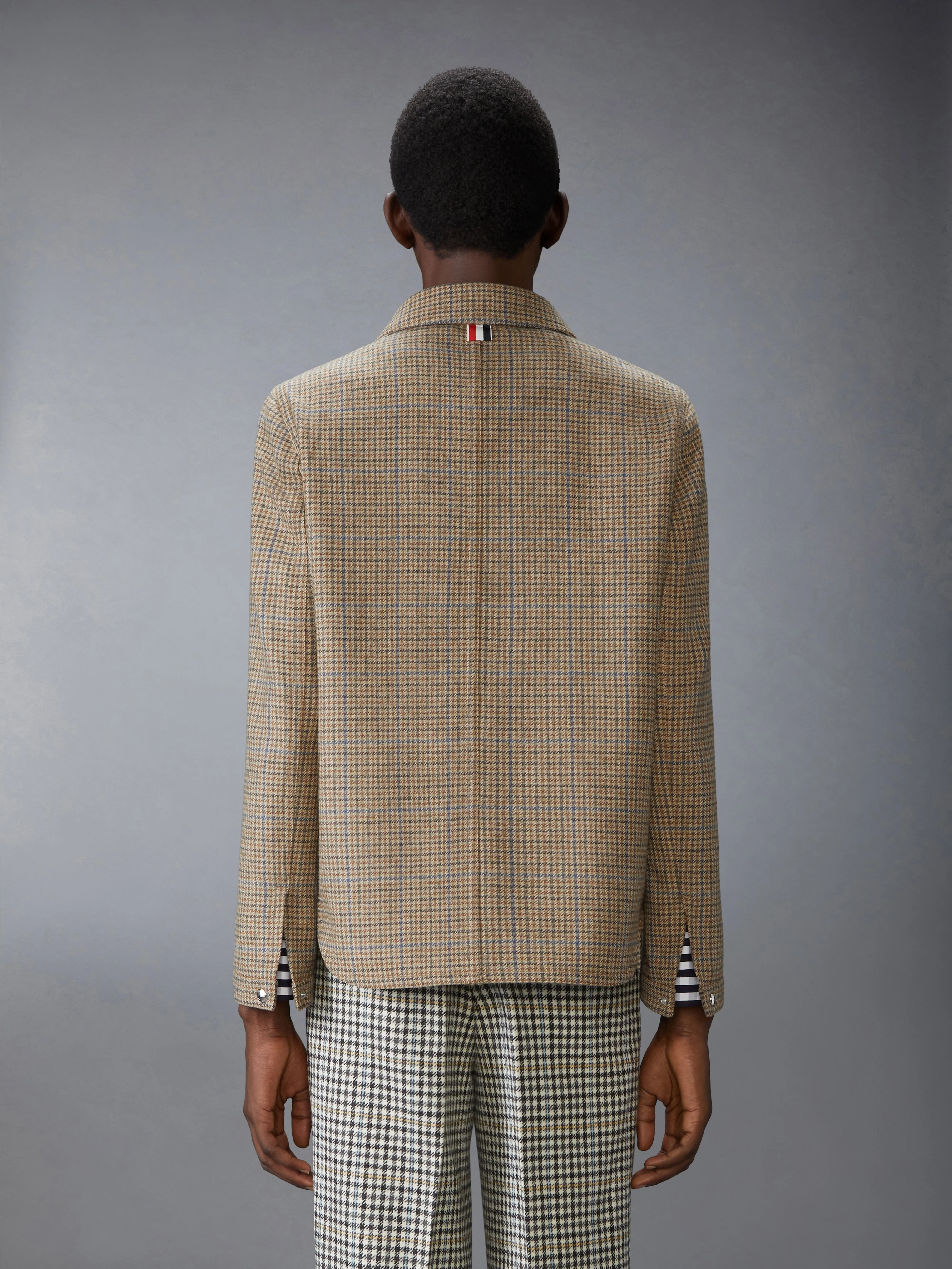 GUNCLUB CHECK CHEVIOT TWEED UTILITY JACKET