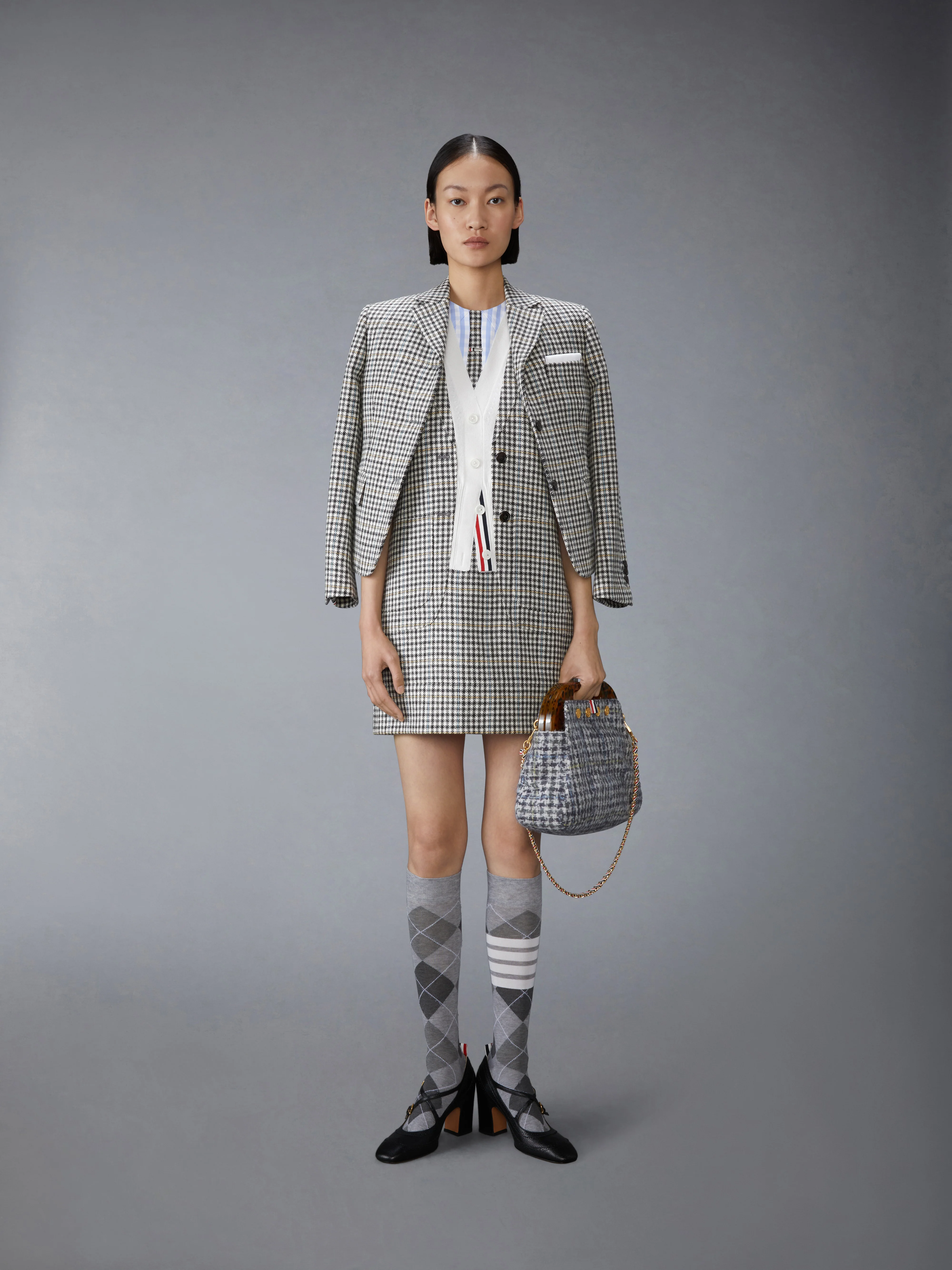 879-gunclub-check-hunting-tweed-trompe-l-oeil-dress-4.webp GUNCLUB CHECK HUNTING TWEED TROMPE L'OEIL DRESS