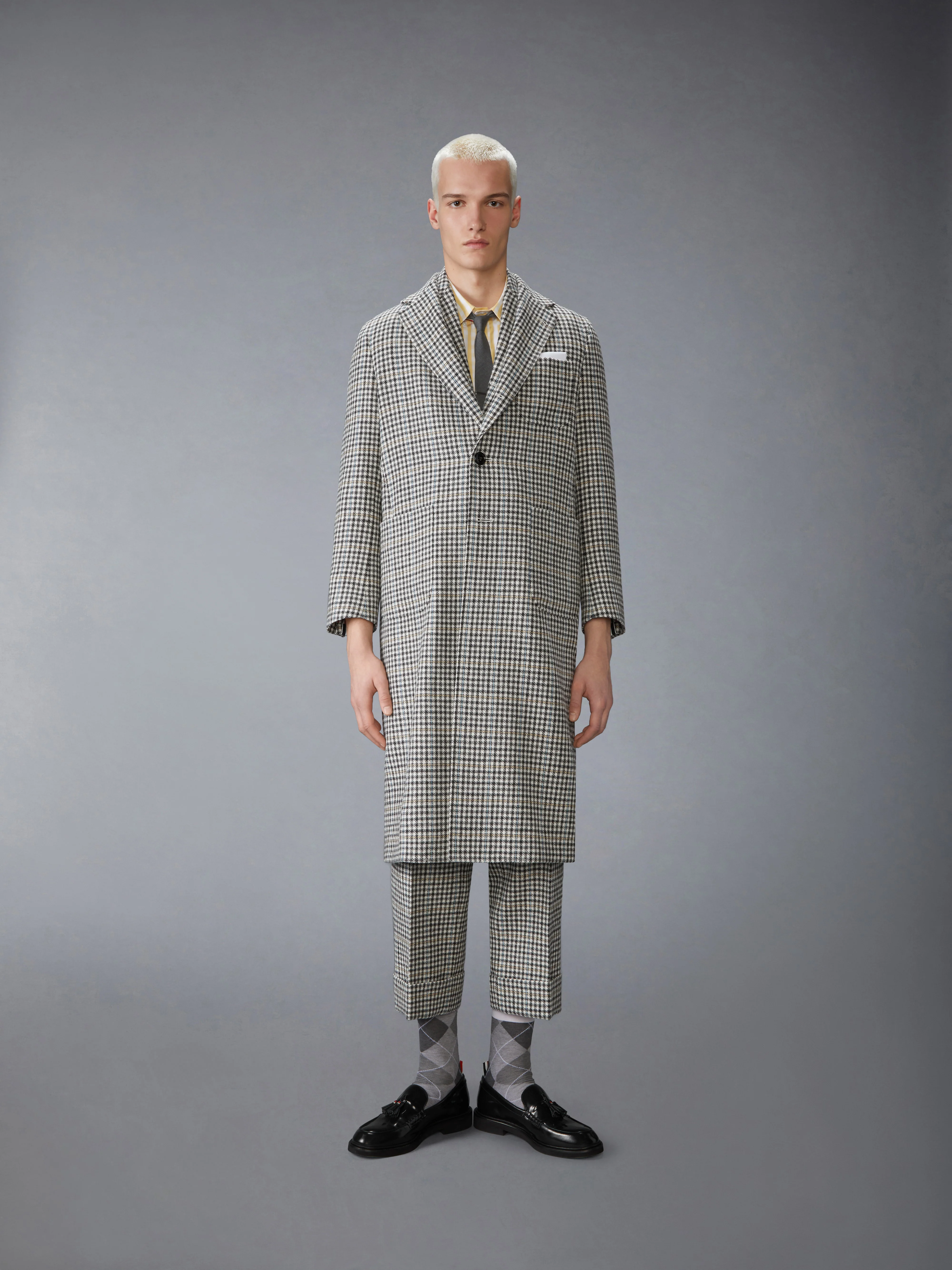 GUNCLUB CHECK HUNTING TWEED UNCONSTRUCTED OVERCOAT