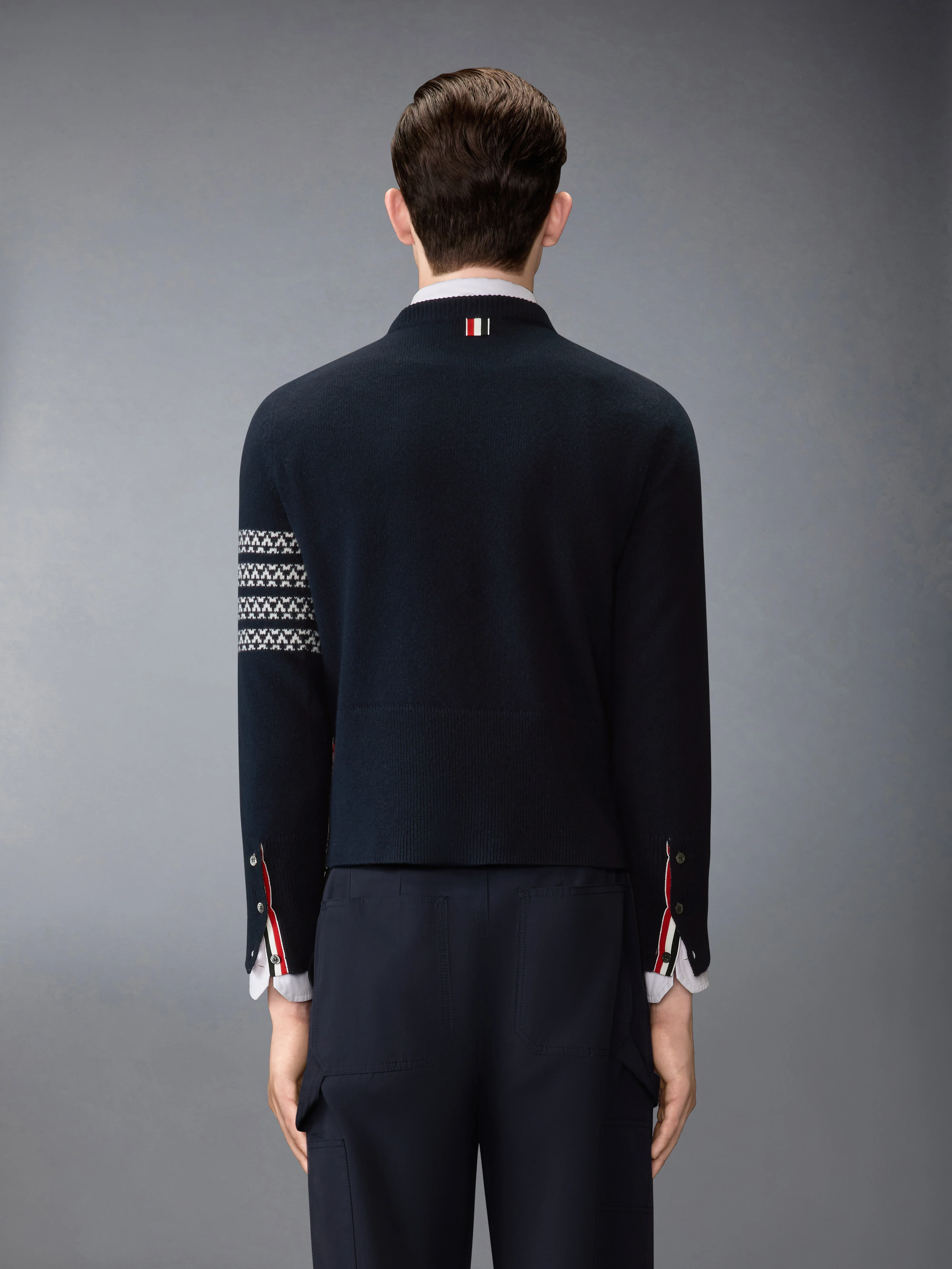 MERINO WOOL HOLIDAY HECTOR 4-BAR PULLOVER