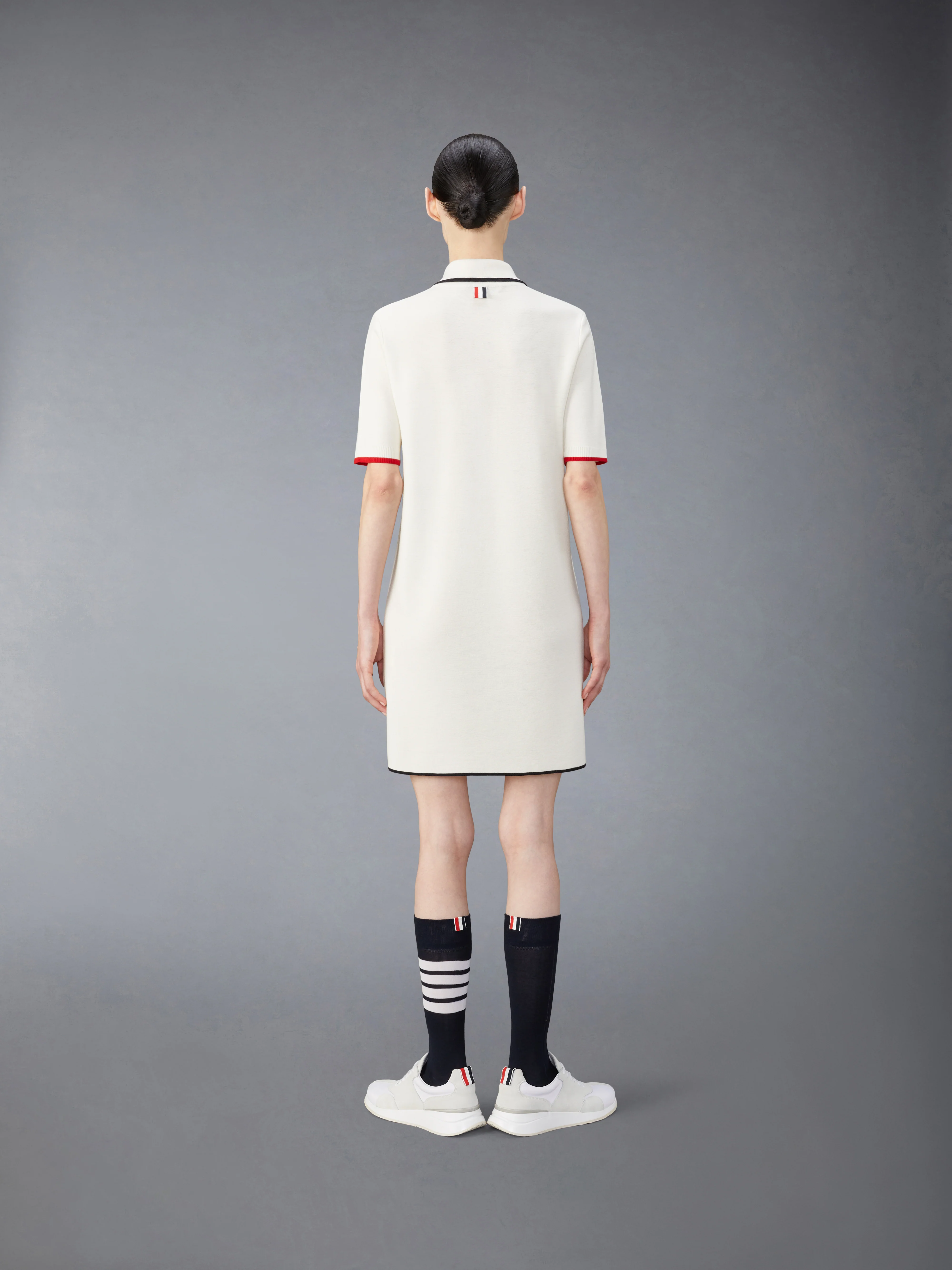 9025-merino-wool-milano-stitch-zip-up-polo-dress-3.webp MERINO WOOL MILANO STITCH ZIP UP POLO DRESS