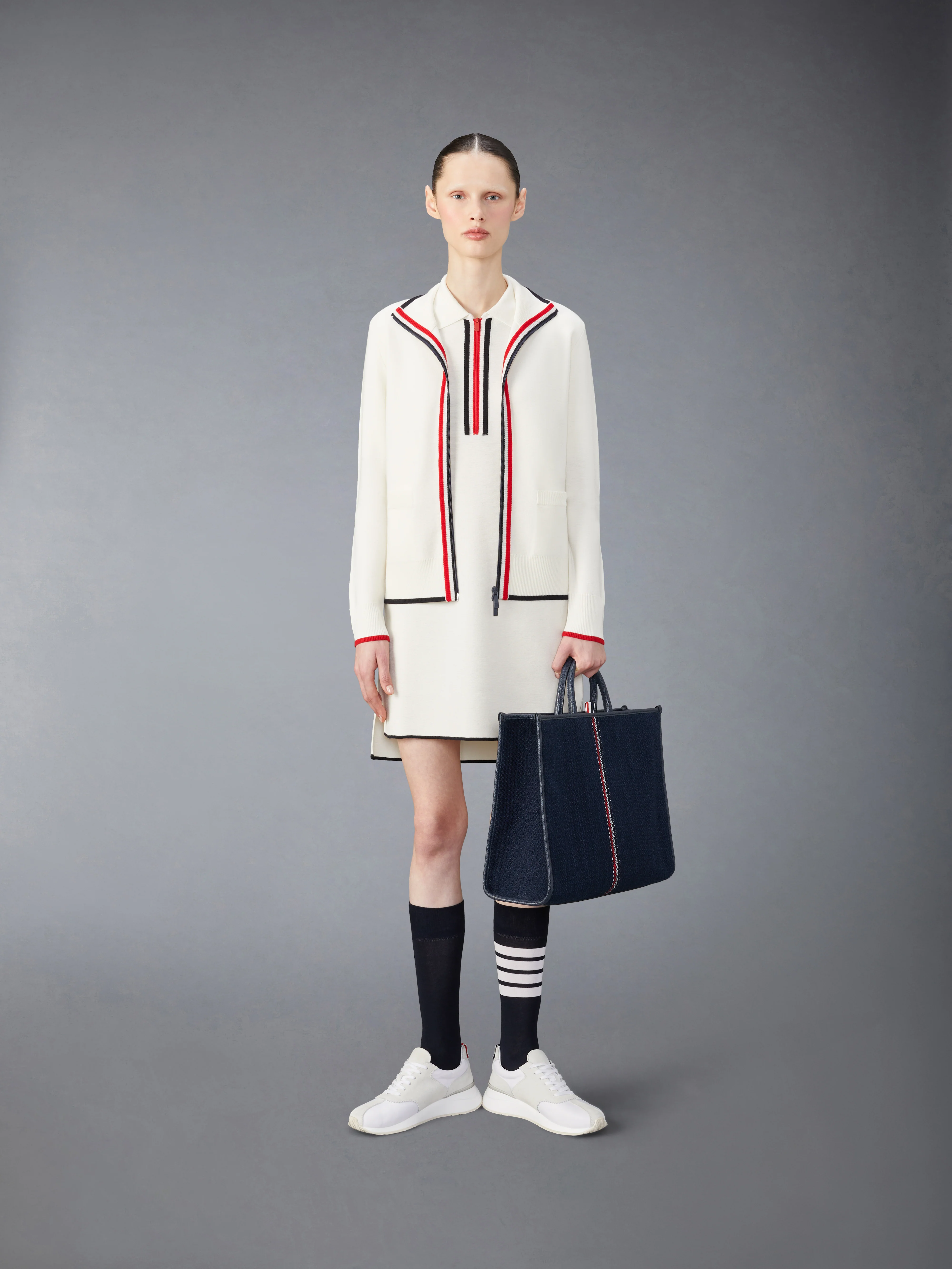 9025-merino-wool-milano-stitch-zip-up-polo-dress-4.webp MERINO WOOL MILANO STITCH ZIP UP POLO DRESS