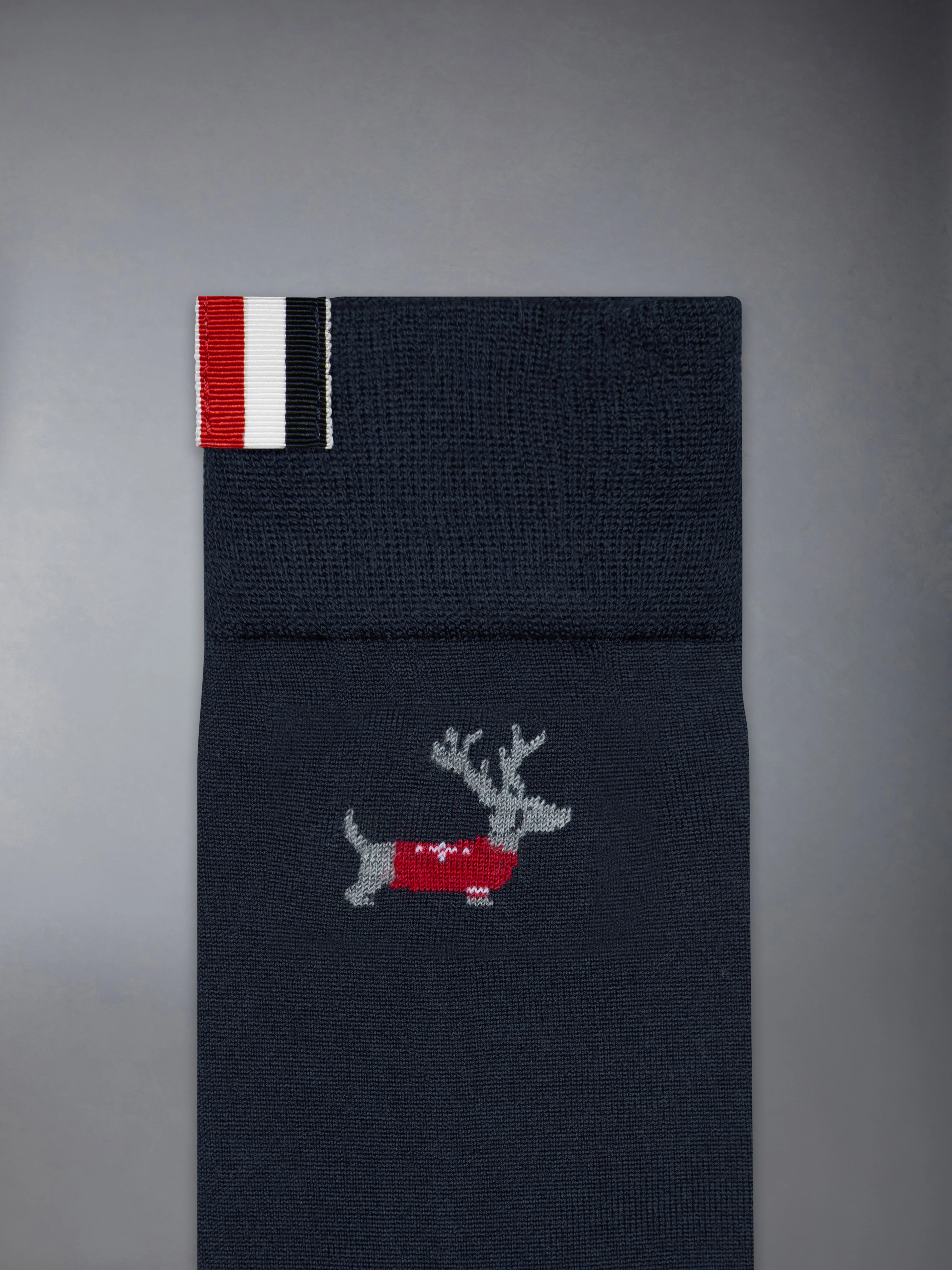 MERINO WOOL REINDEER MID CALF SOCKS