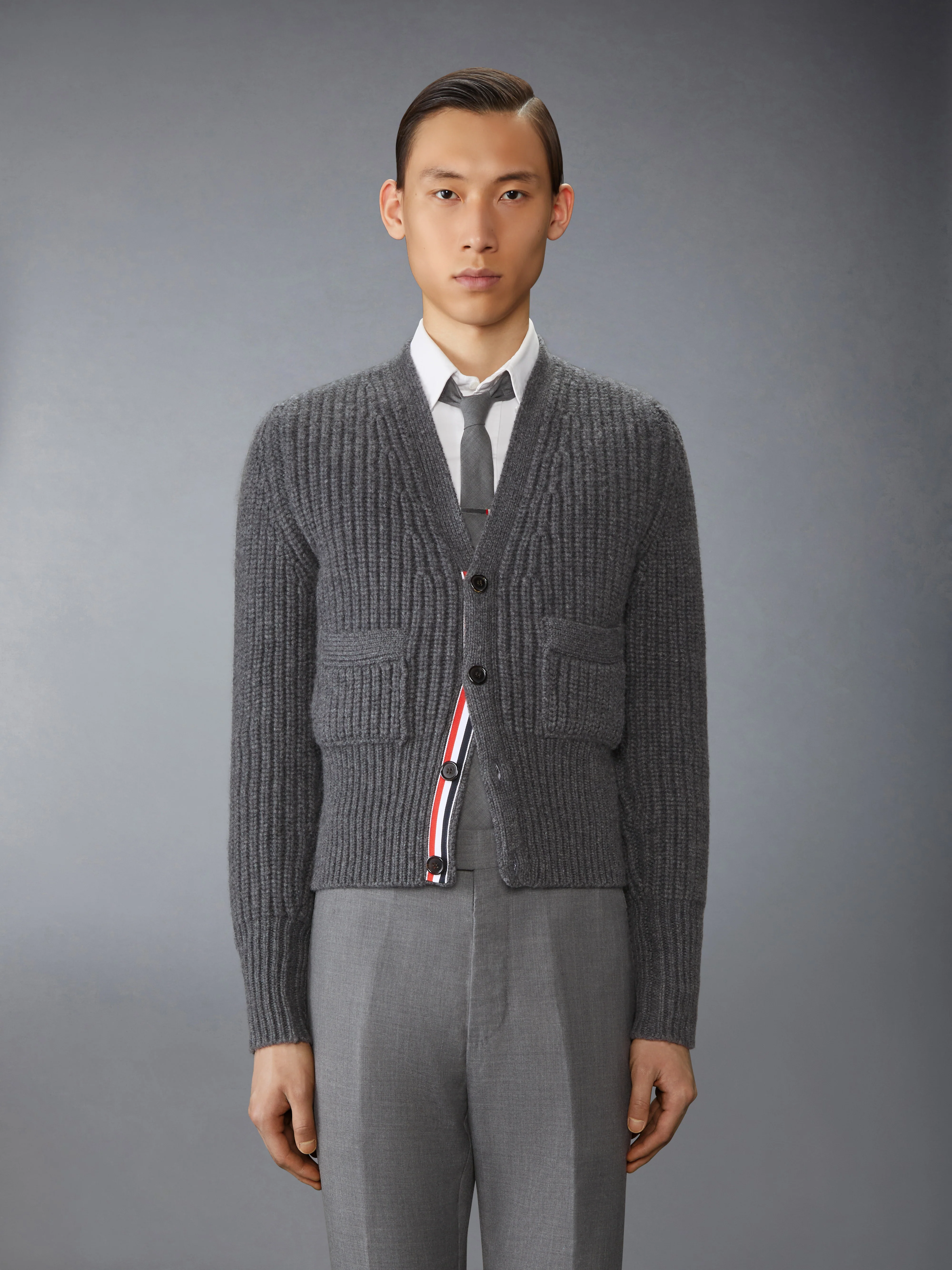 HALF STITCH CASHMERE CARDIGAN
