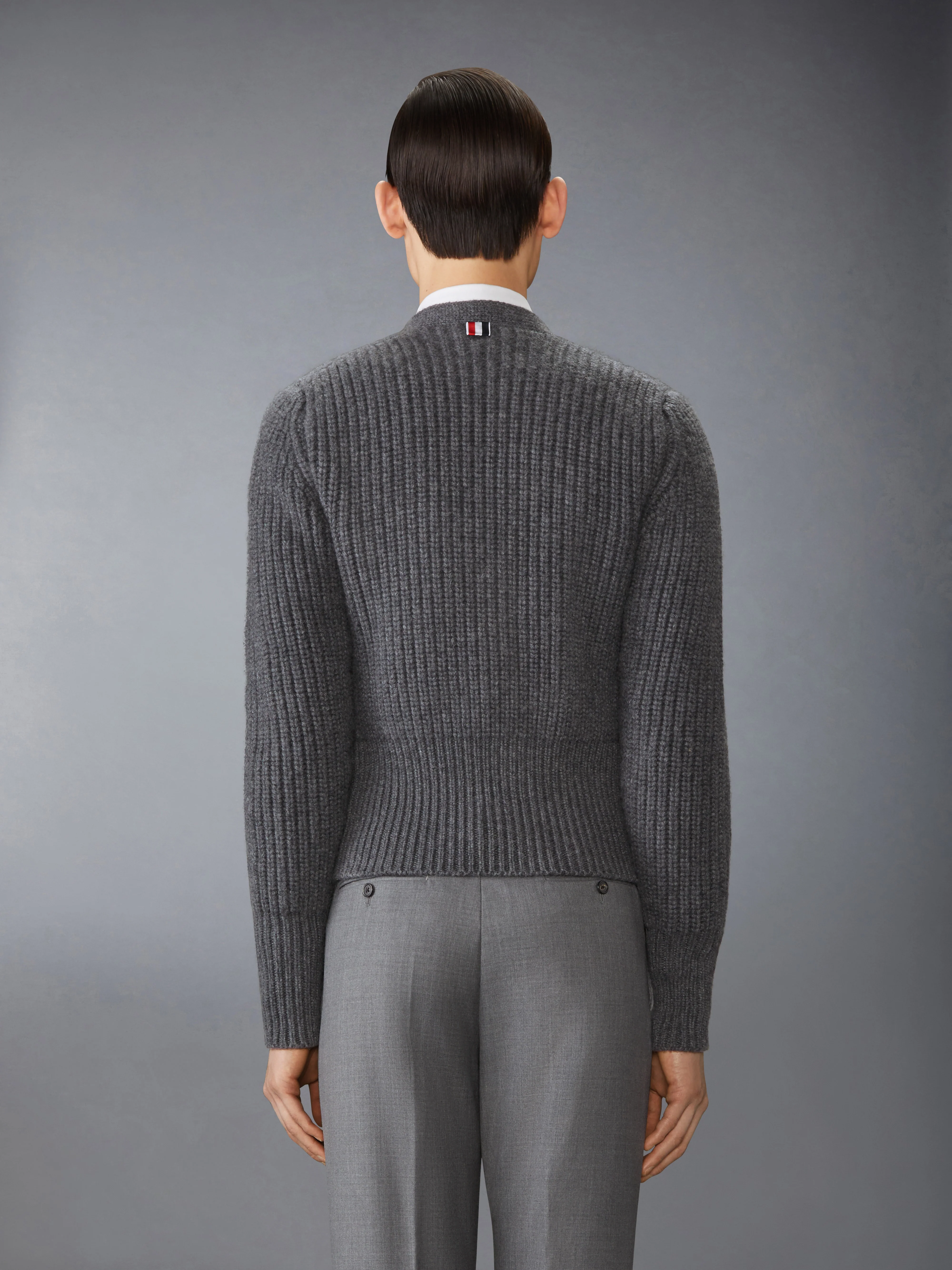 HALF STITCH CASHMERE CARDIGAN