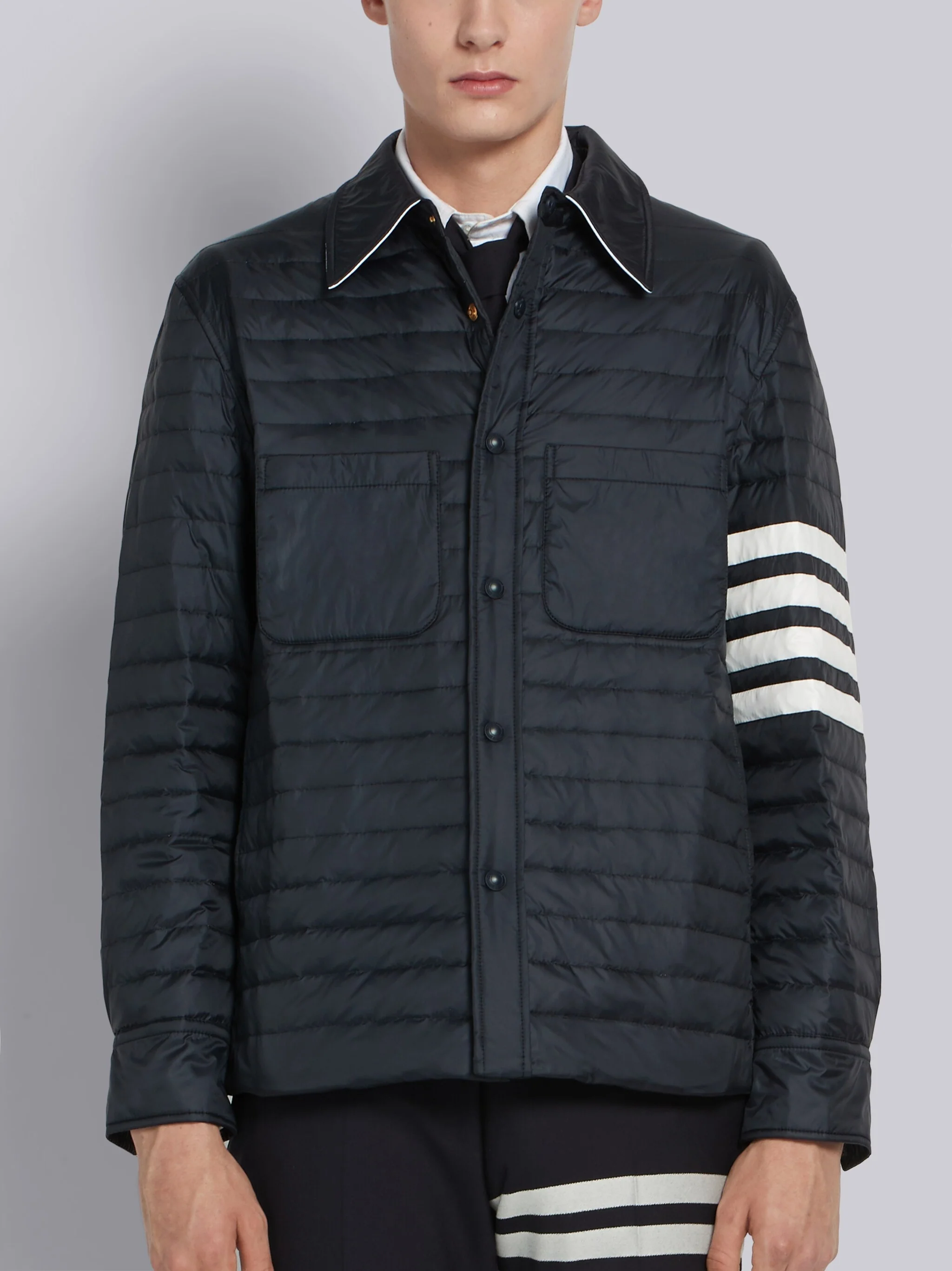 9282-navy-down-fill-4-bar-shirt-jacket-1.webp Navy Down Fill 4-Bar Shirt Jacket