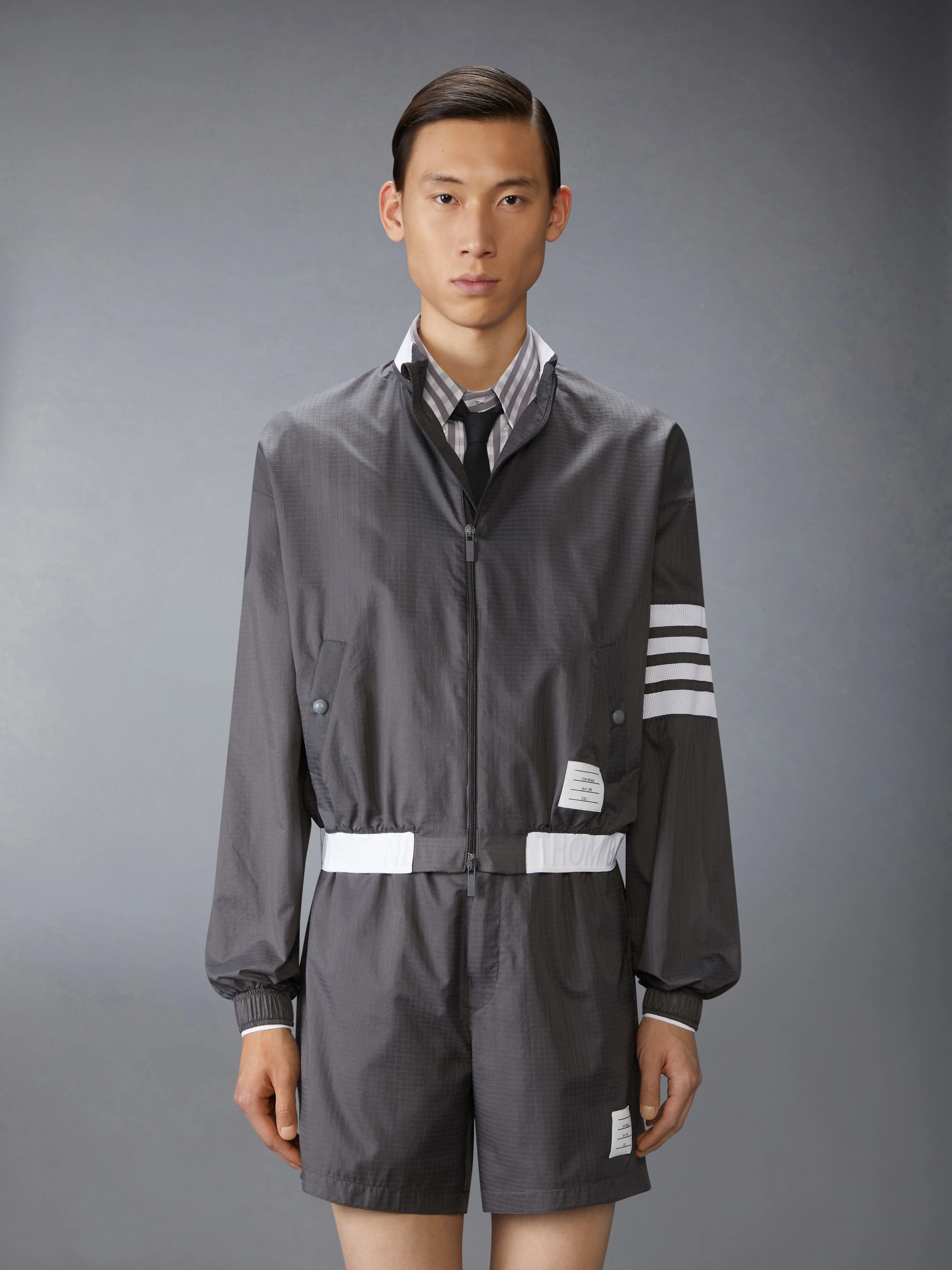 NYLON 4-BAR RIPSTOP WINDBREAKER