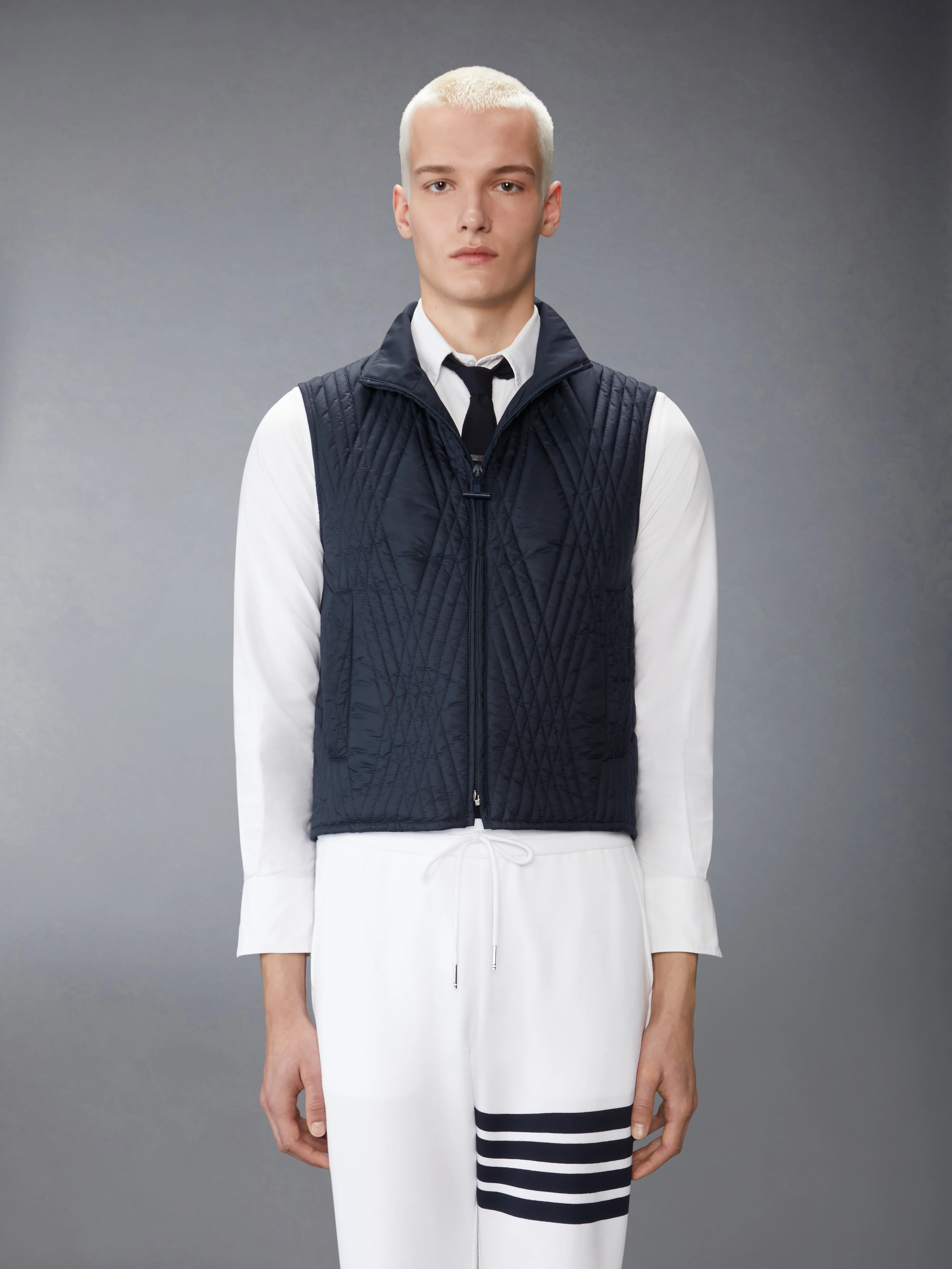 NYLON TECH ECO FILLED QUILTED VEST