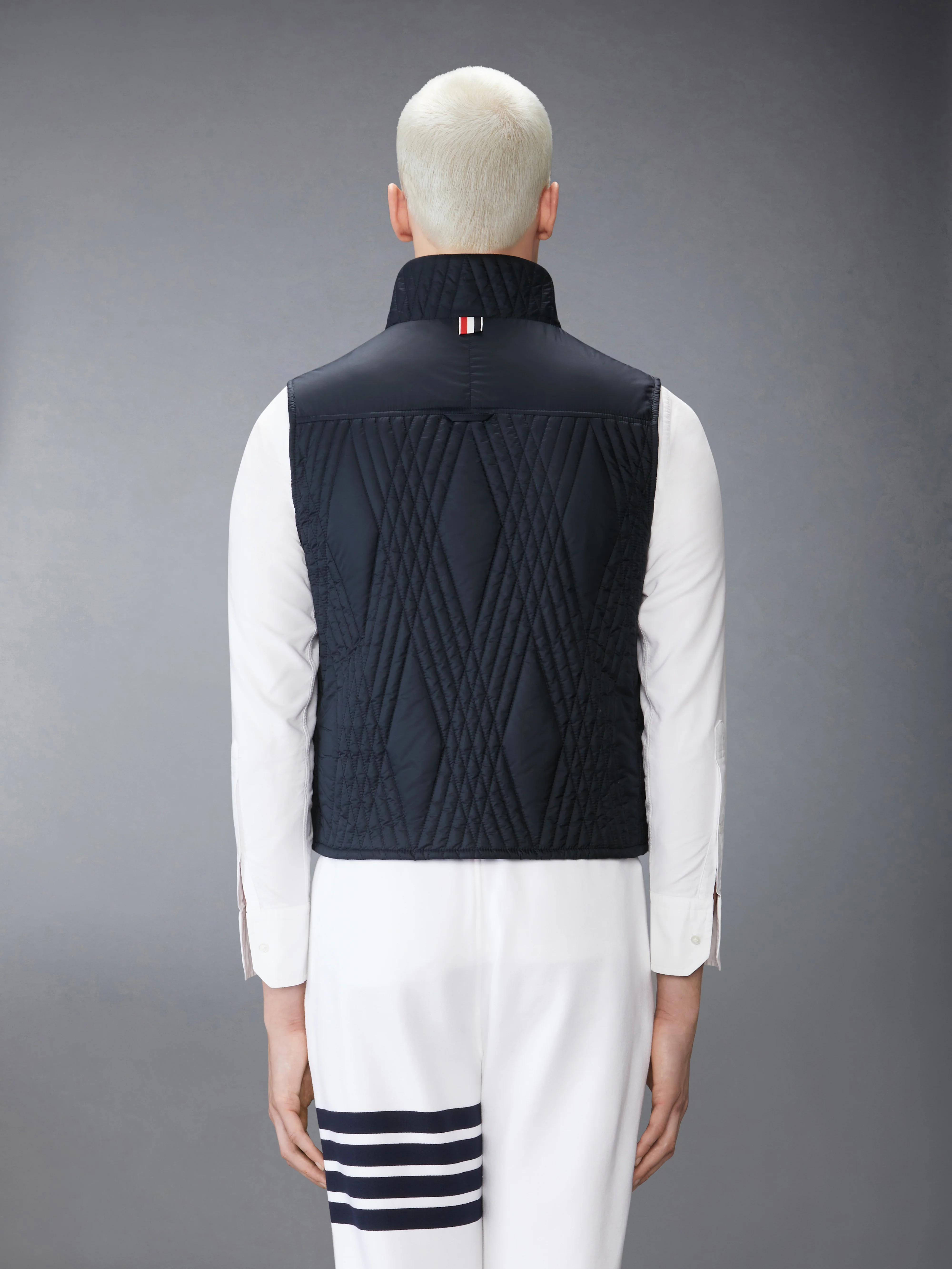 NYLON TECH ECO FILLED QUILTED VEST