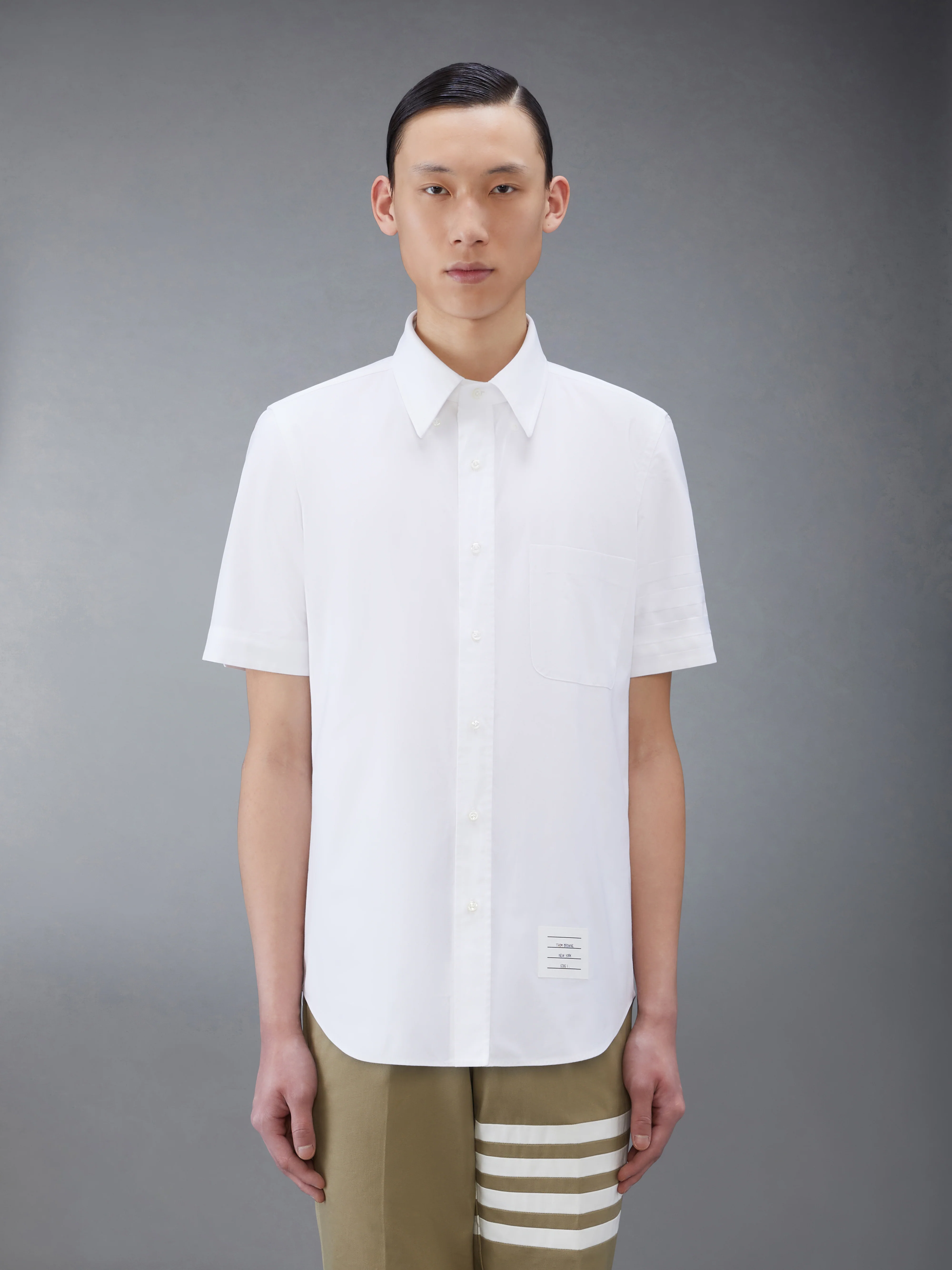 OXFORD 4-BAR SHORT SLEEVE SHIRT
