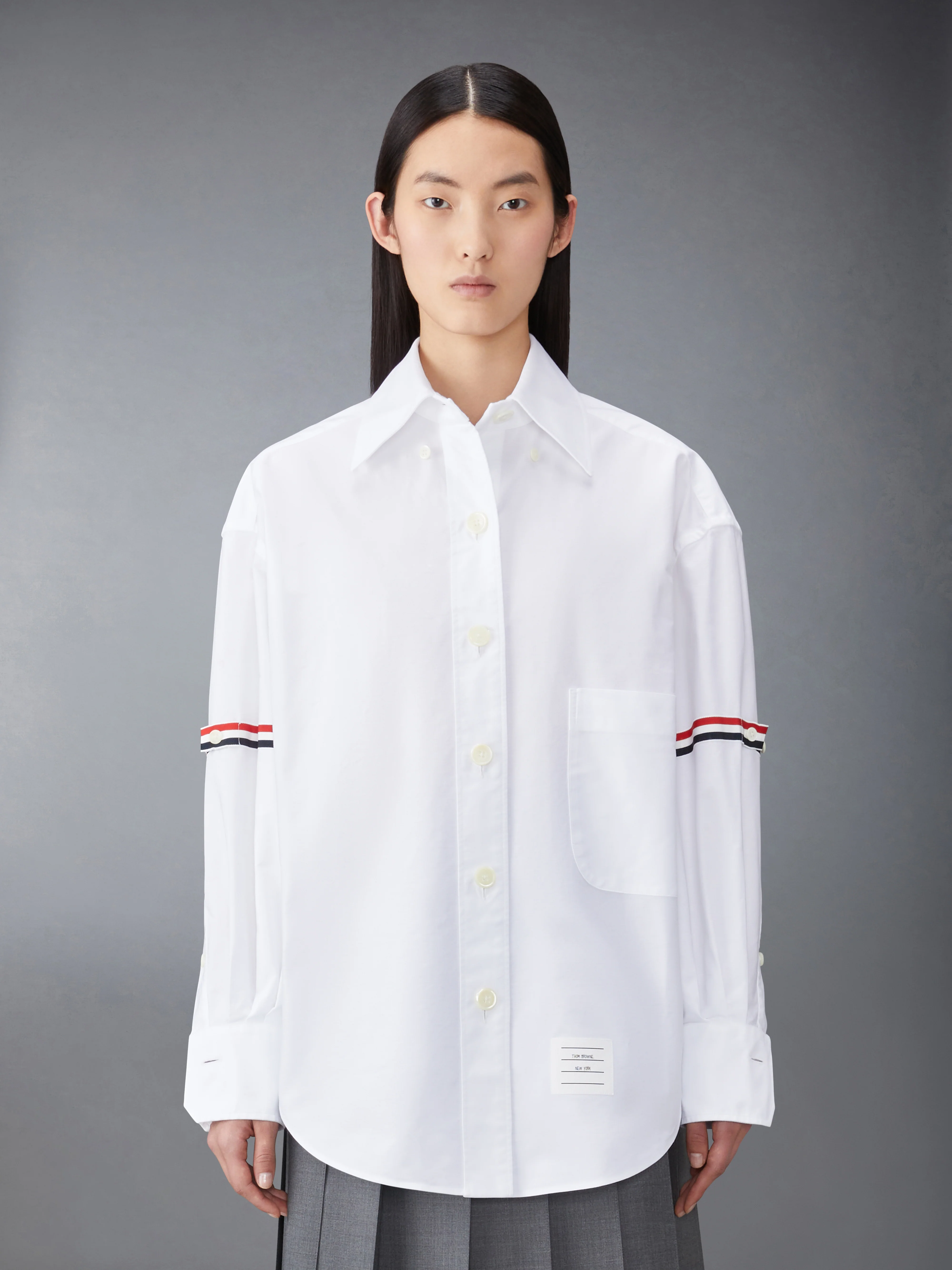 OXFORD ARMBAND SUPERSIZED SHIRT