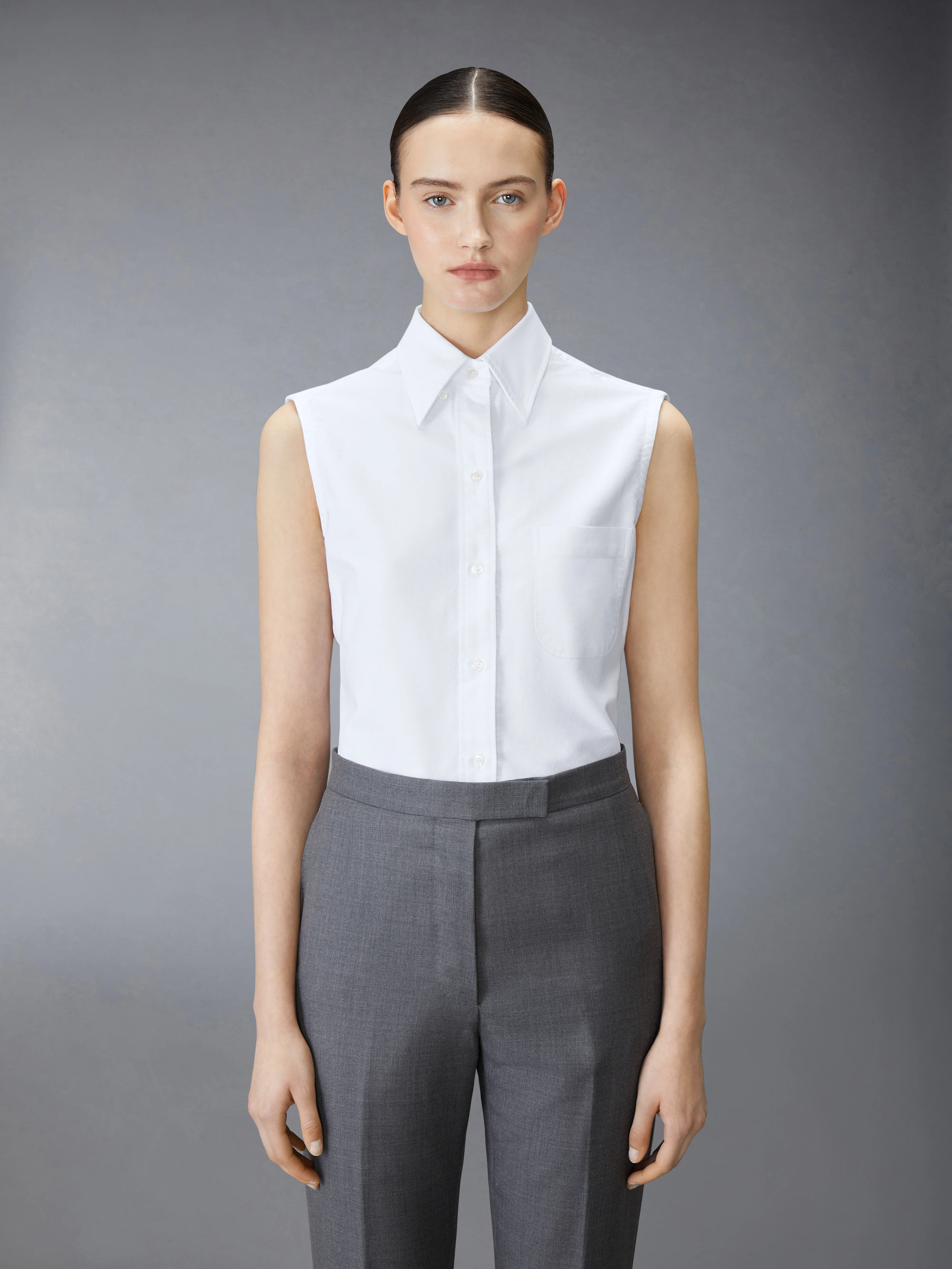 OXFORD CLASSIC SLEEVELESS SHIRT