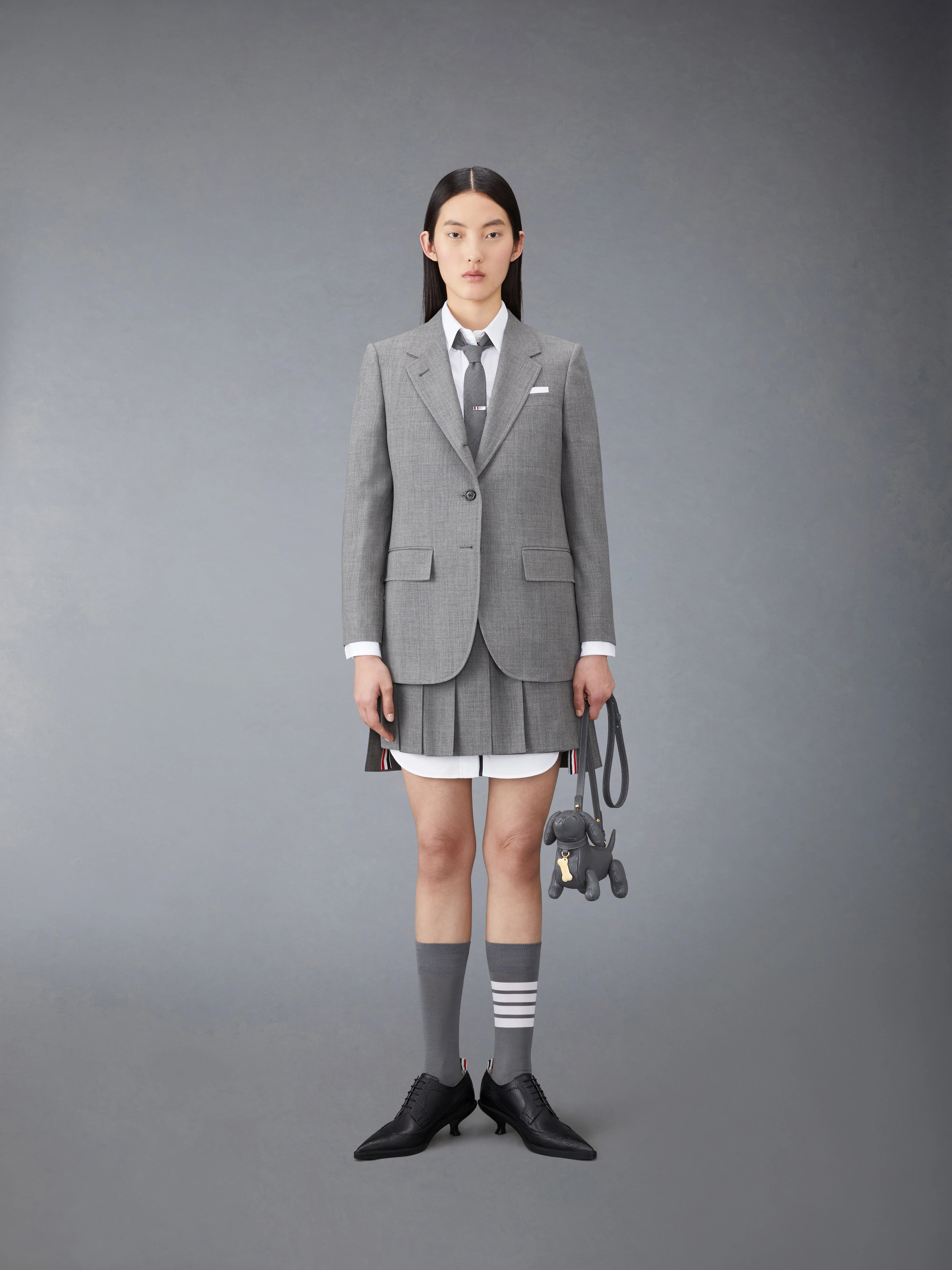 9717-oxford-grosgrain-placket-mini-shirtdress-4.webp OXFORD GROSGRAIN PLACKET MINI SHIRTDRESS