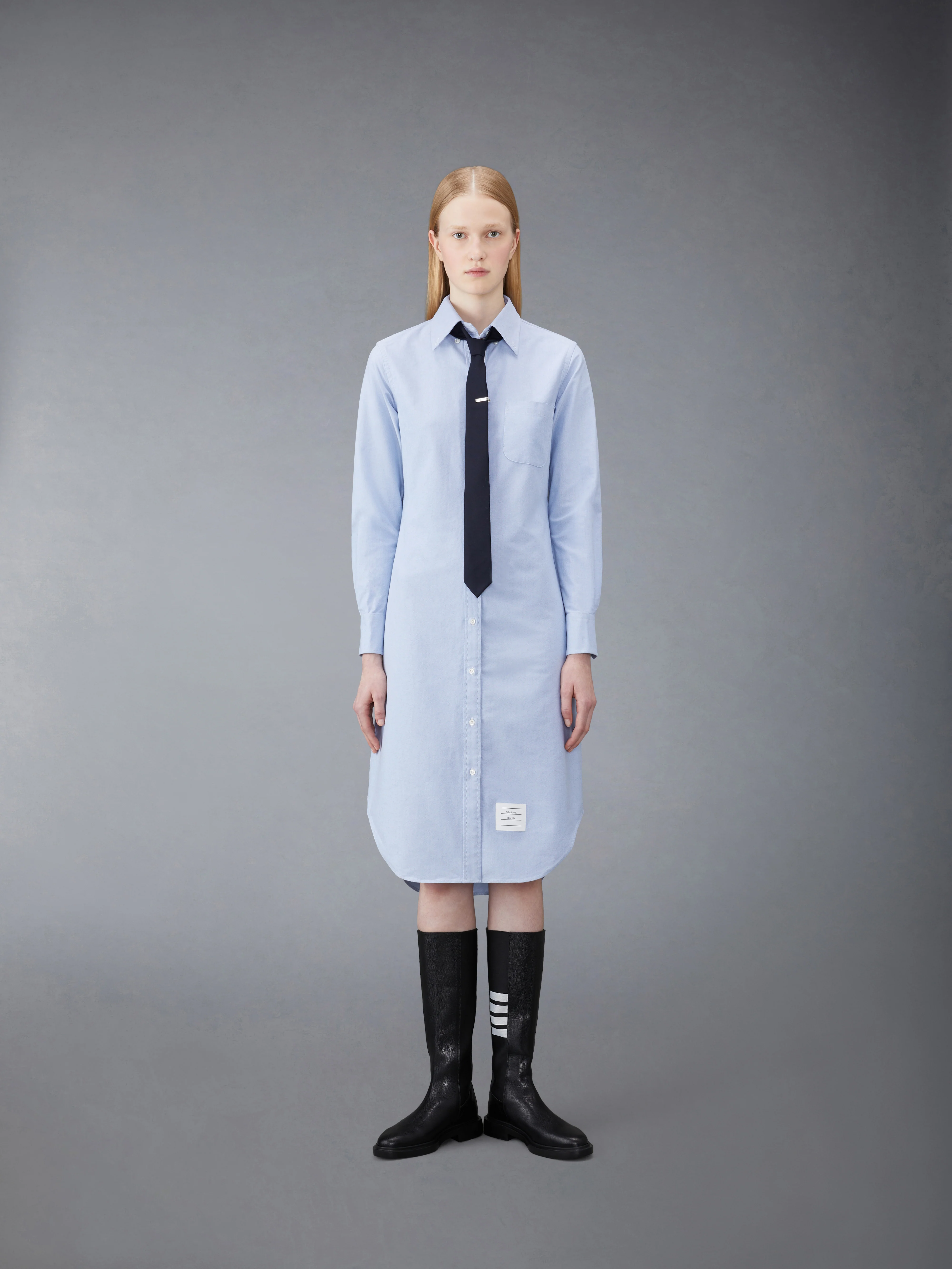 9725-oxford-grosgrain-placket-shirtdress-5.webp OXFORD GROSGRAIN PLACKET SHIRTDRESS