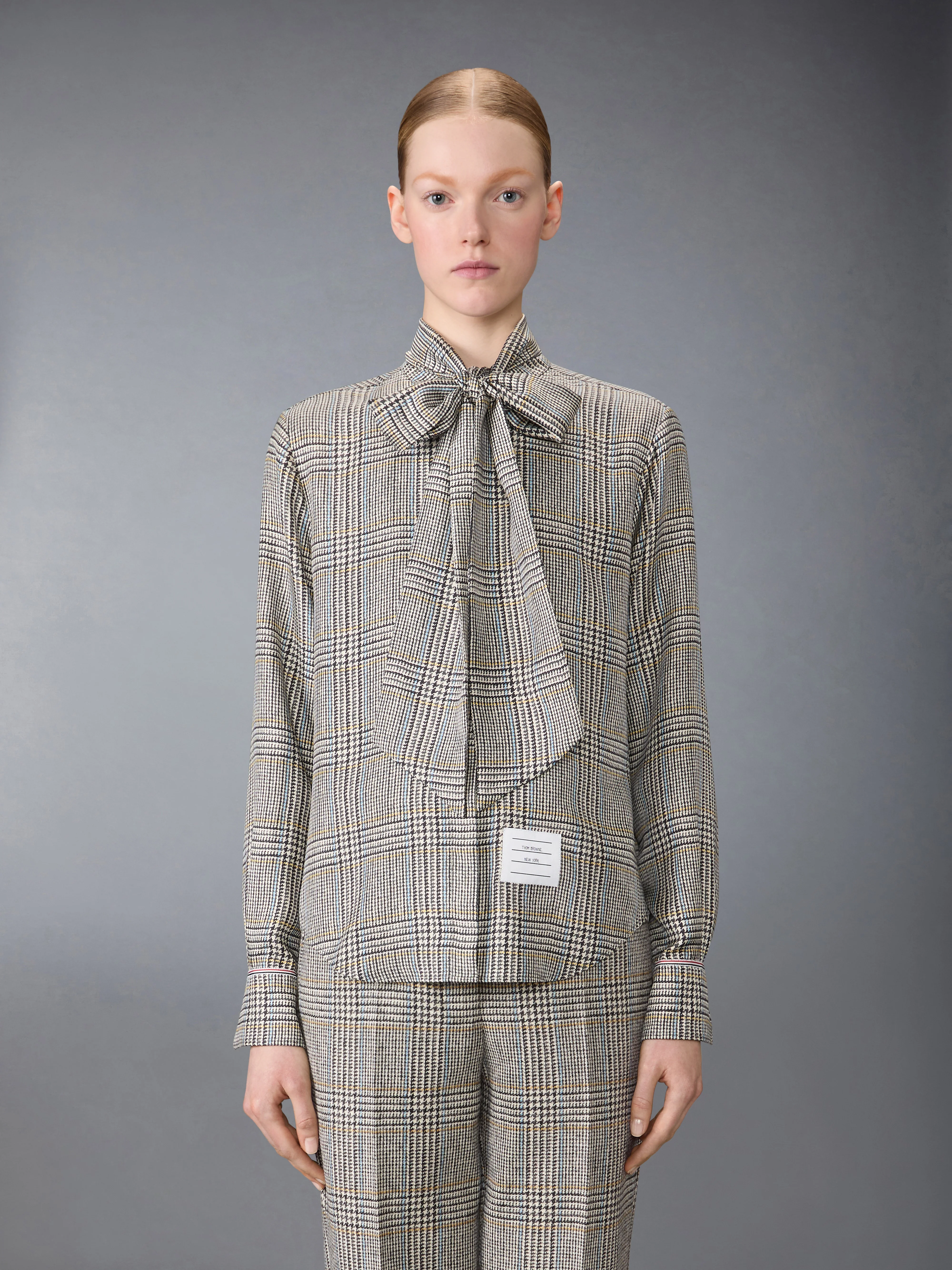 HUNTING TWEED SILK TWILL SHIRT